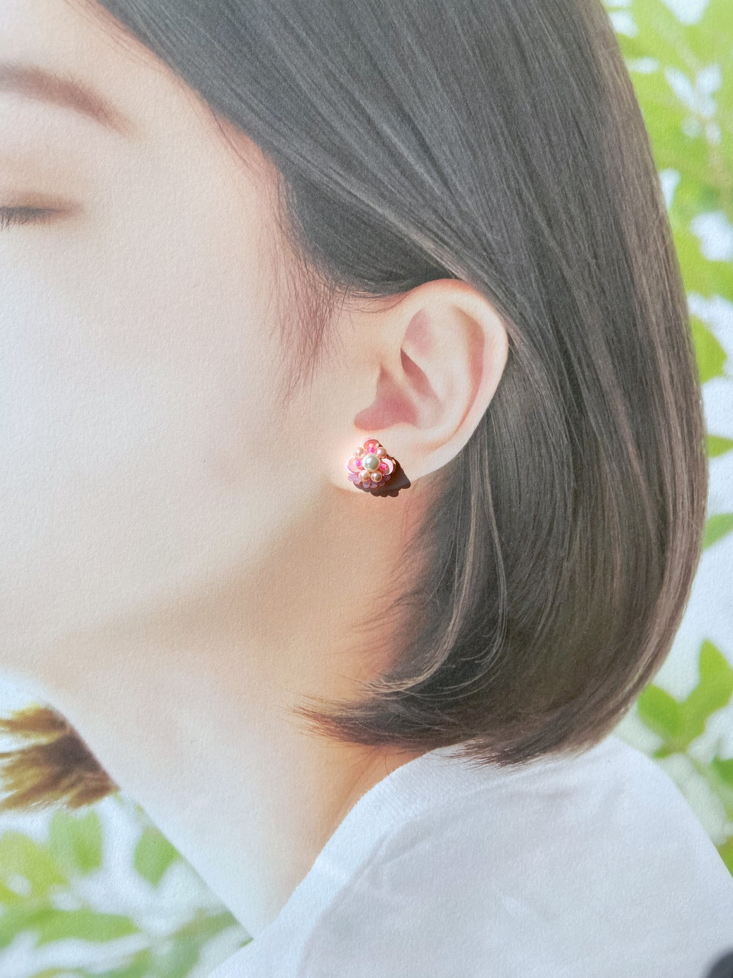 IE128_Bead Embroidered Earrings