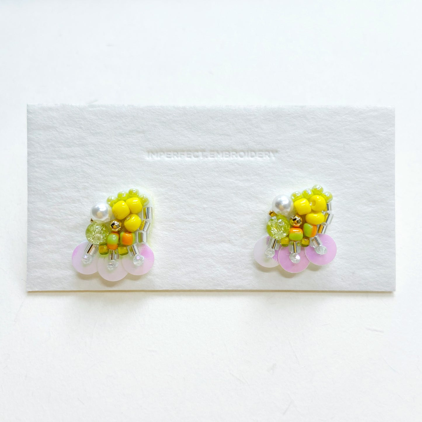 IE144_Bead Embroidered Earrings