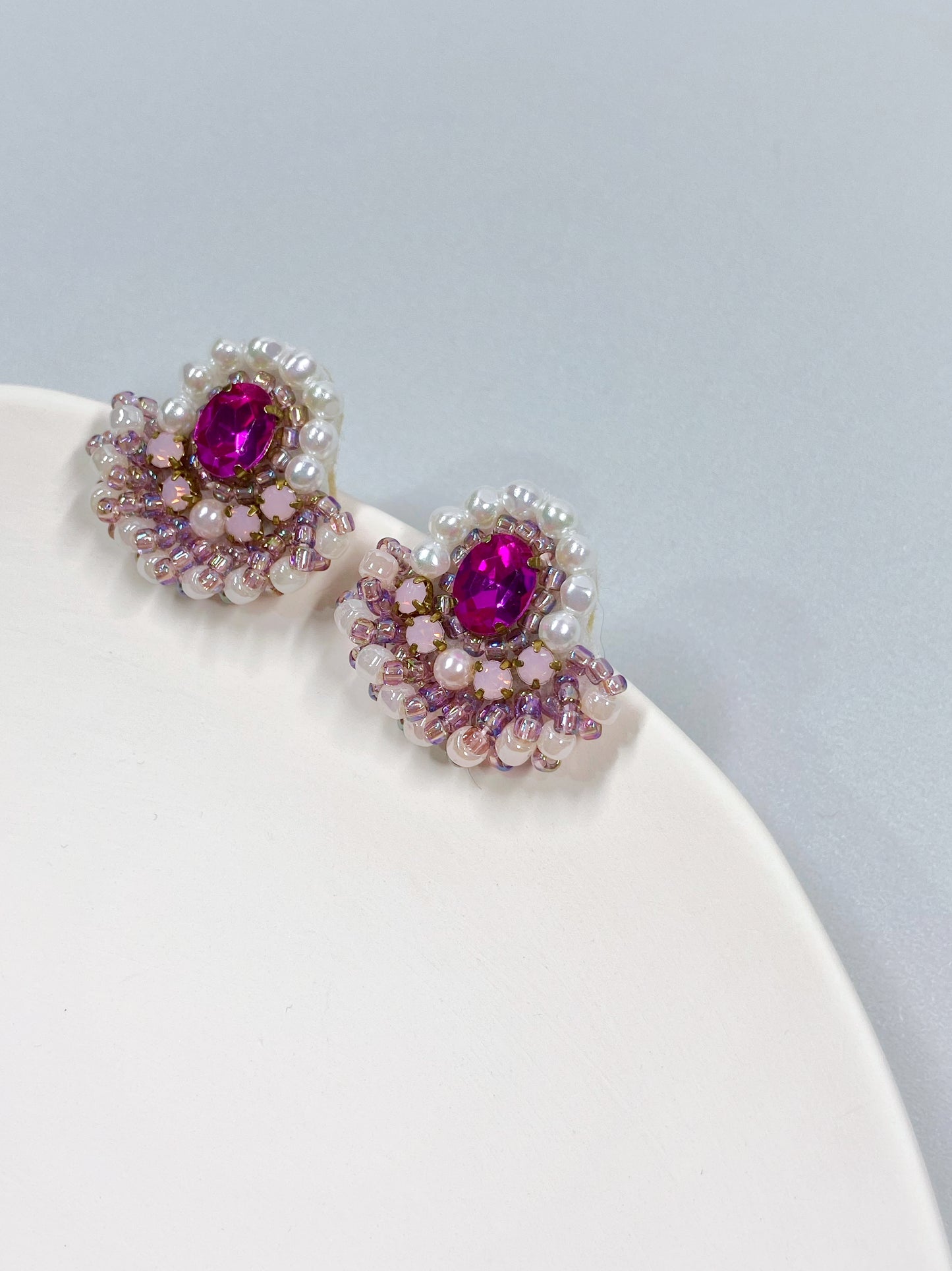 IE212_Bead Embroidered Earrings