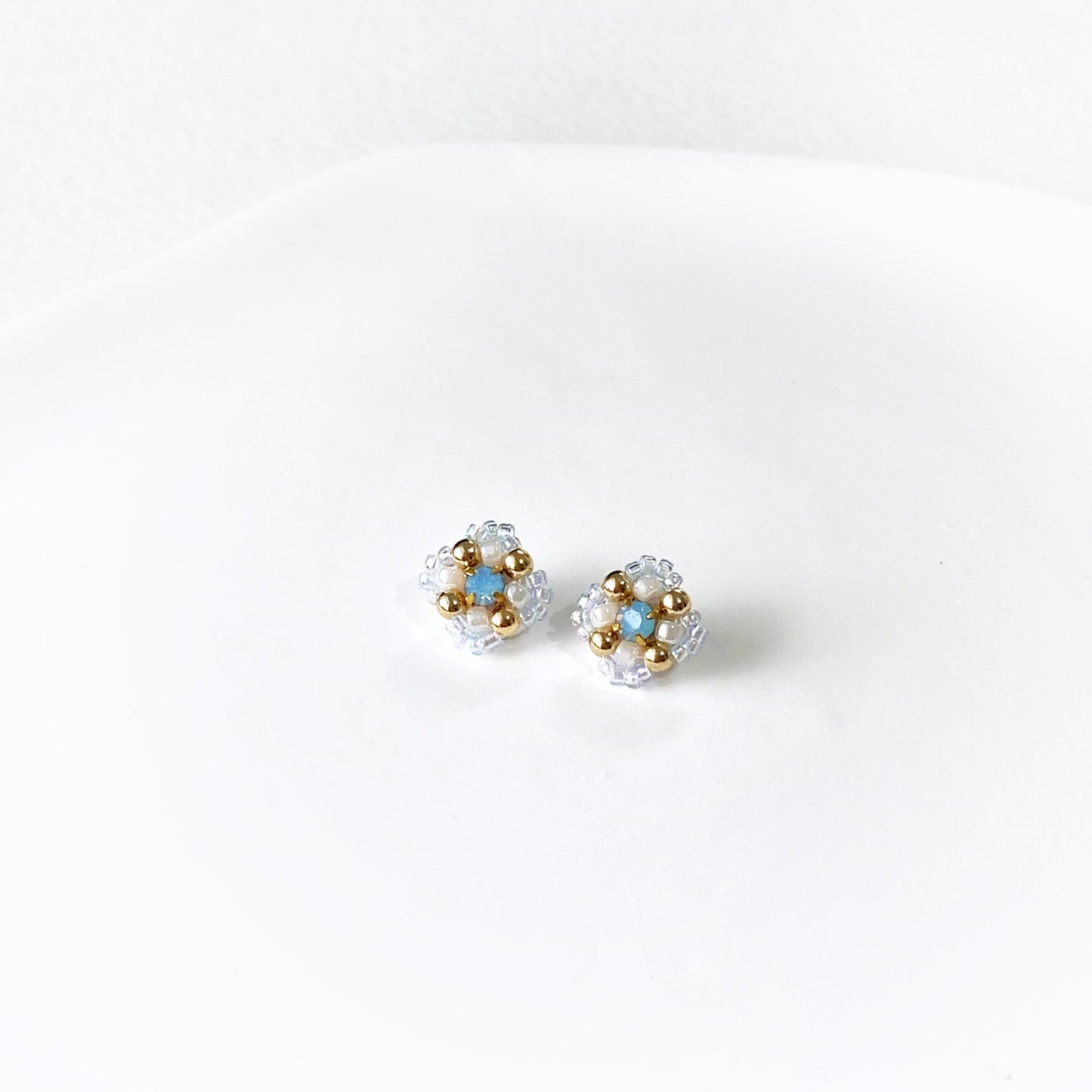 IE291_Bead Embroidered Earrings