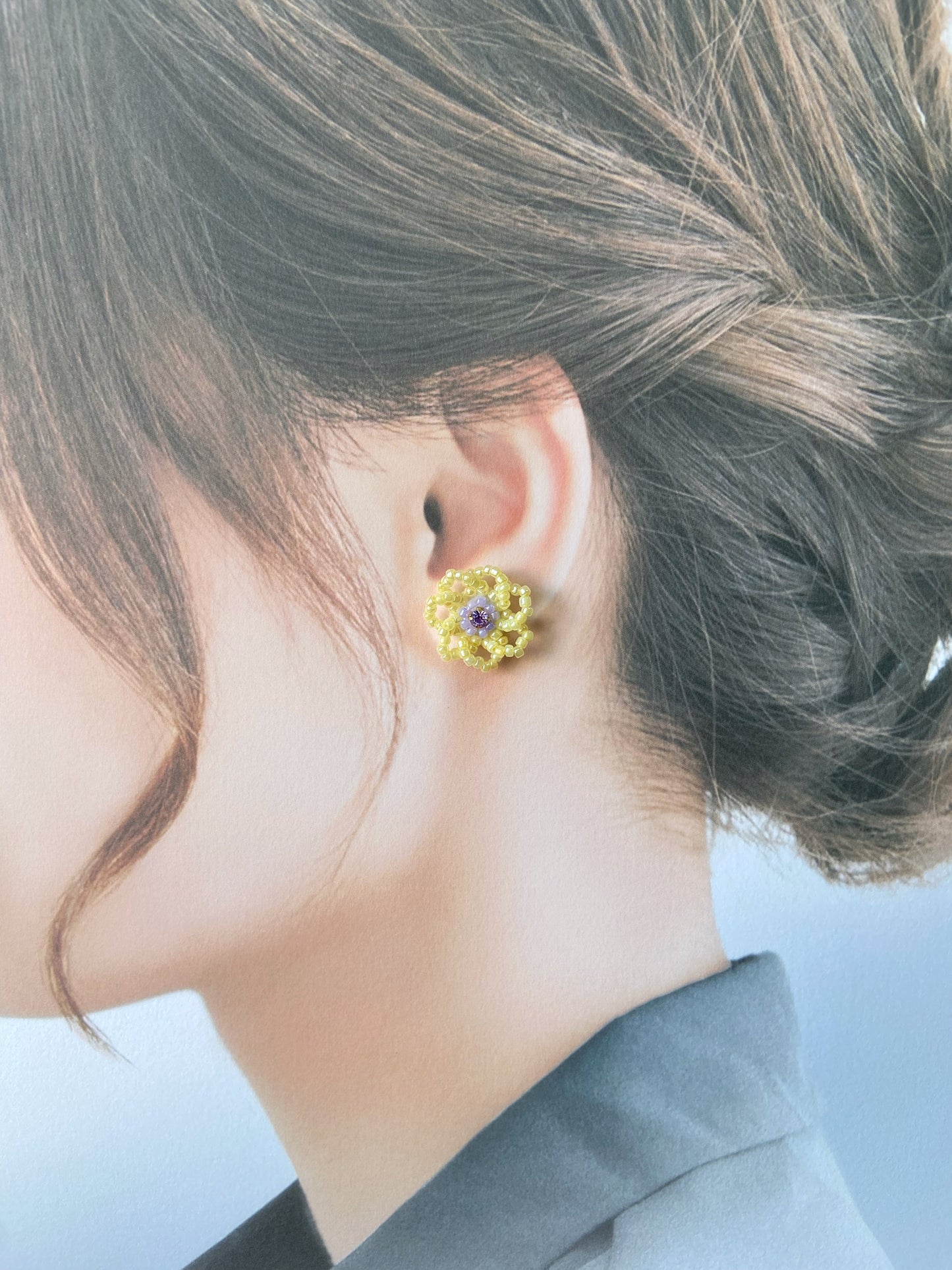 IE301_Bead Embroidered Earrings