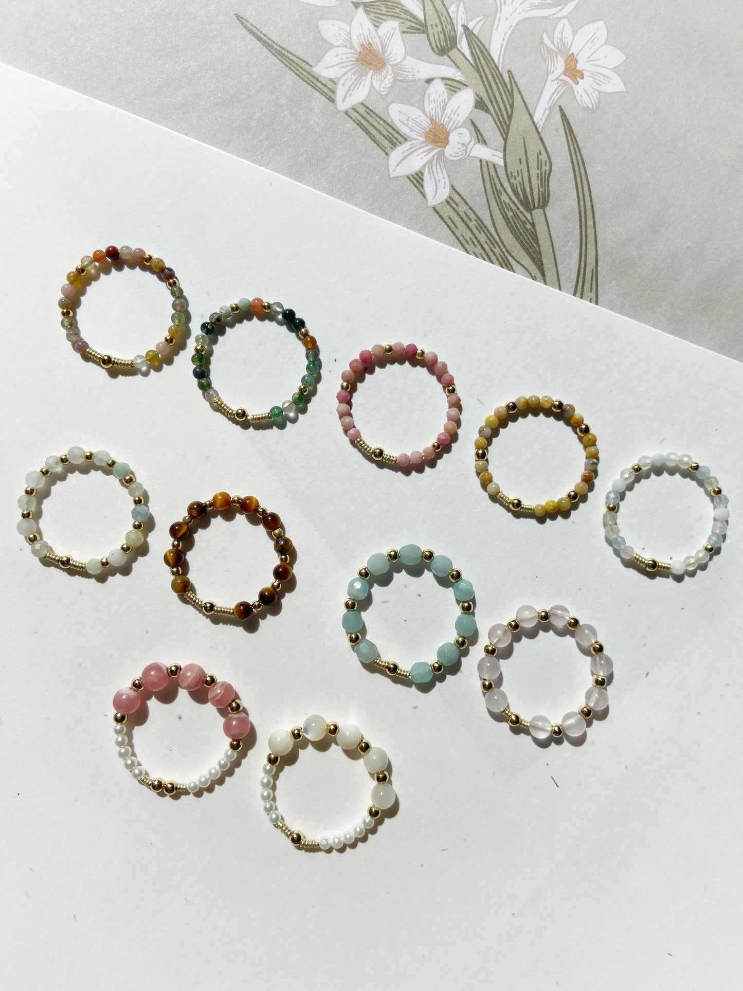 IER004_Wire Wrapped Crystal Ring_India Agate