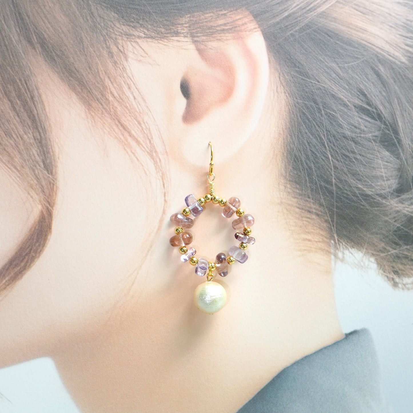 IE199_Czech Bead Earrings