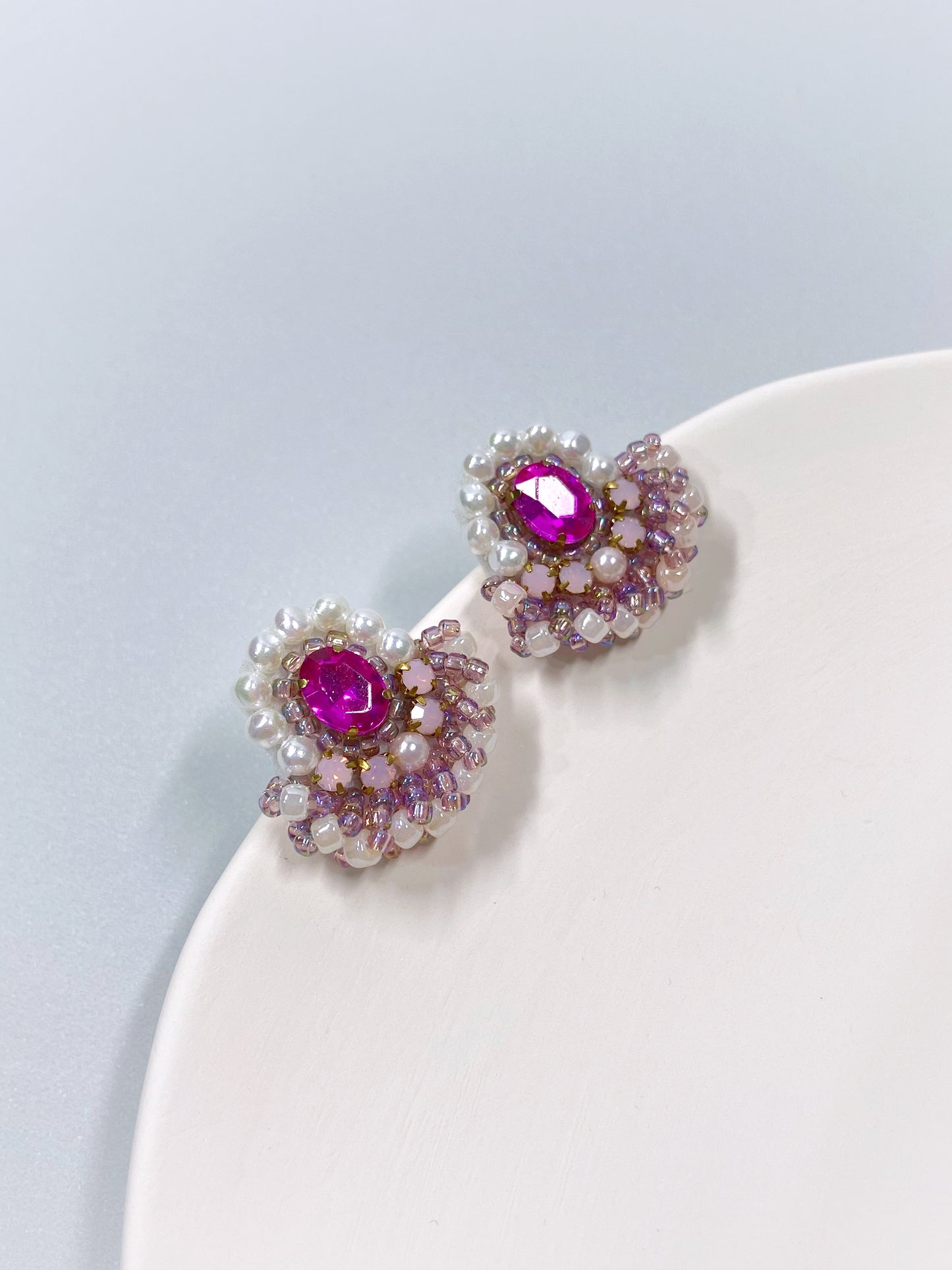 IE212_Bead Embroidered Earrings