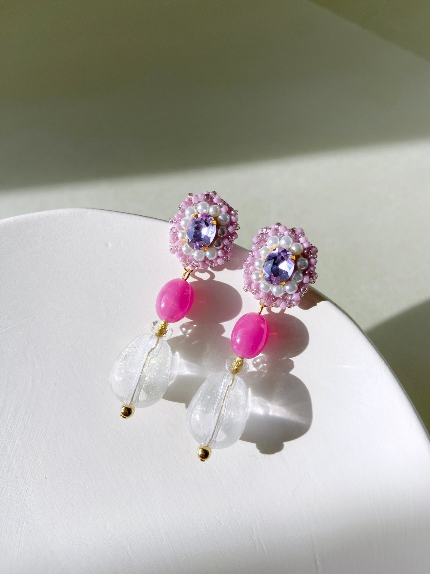 IE240_Bead Embroidered Earrings