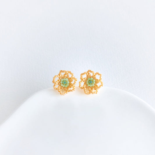 IE296_Bead Embroidered Earrings