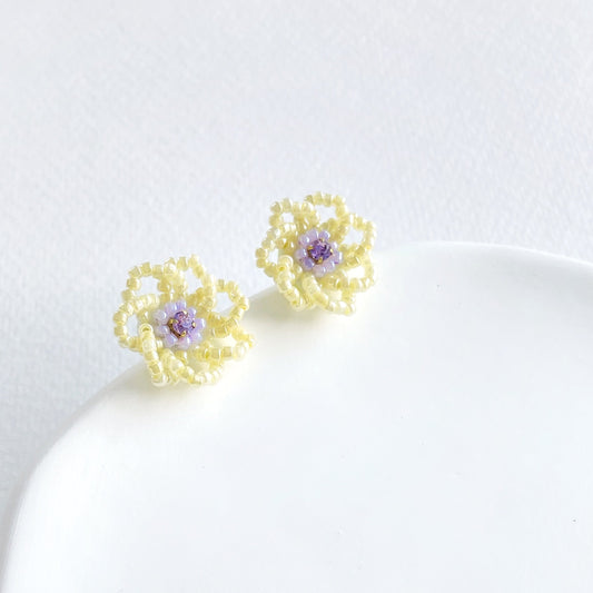 IE301_Bead Embroidered Earrings