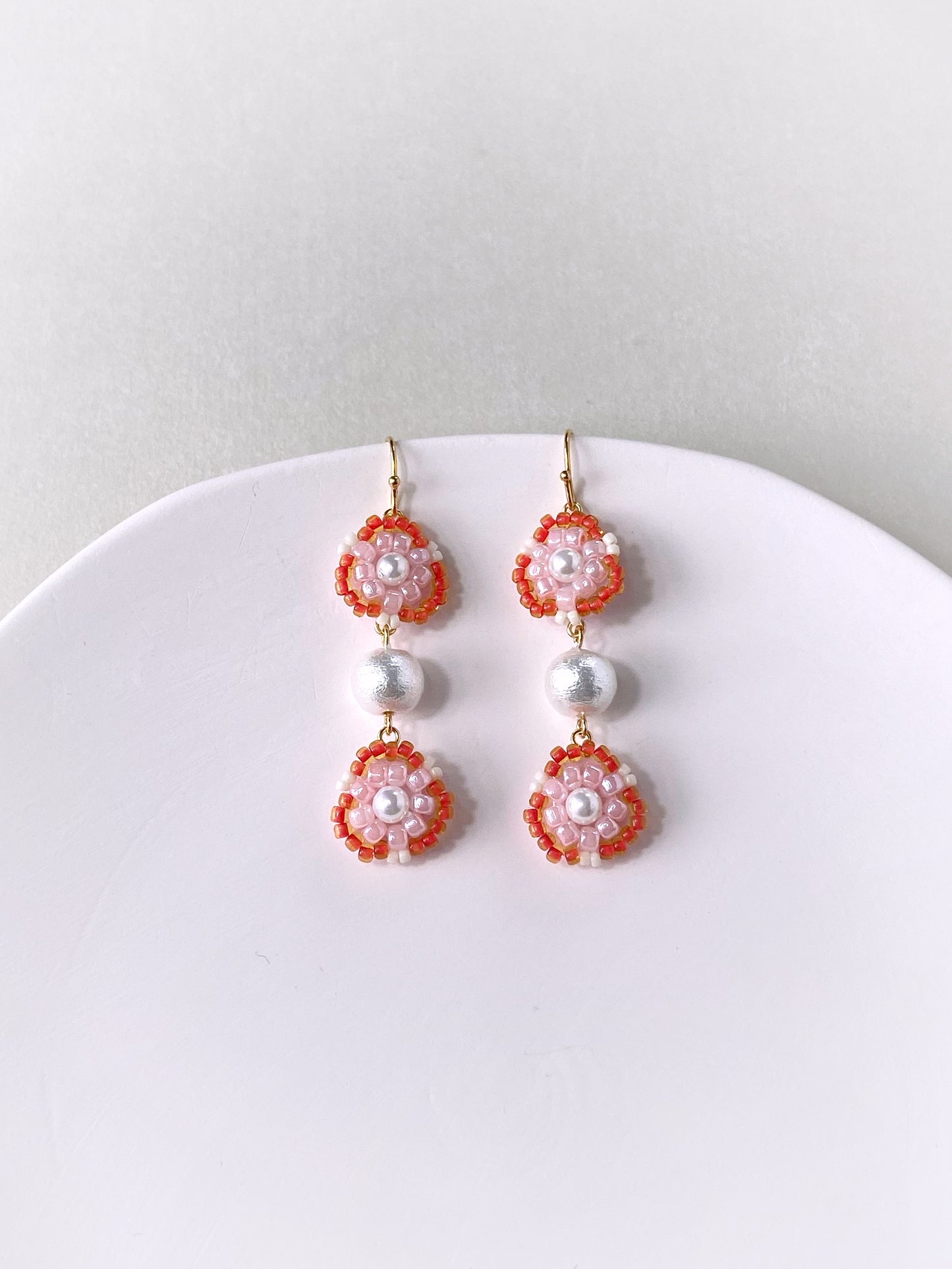 IE312_Bead Embroidered Earrings