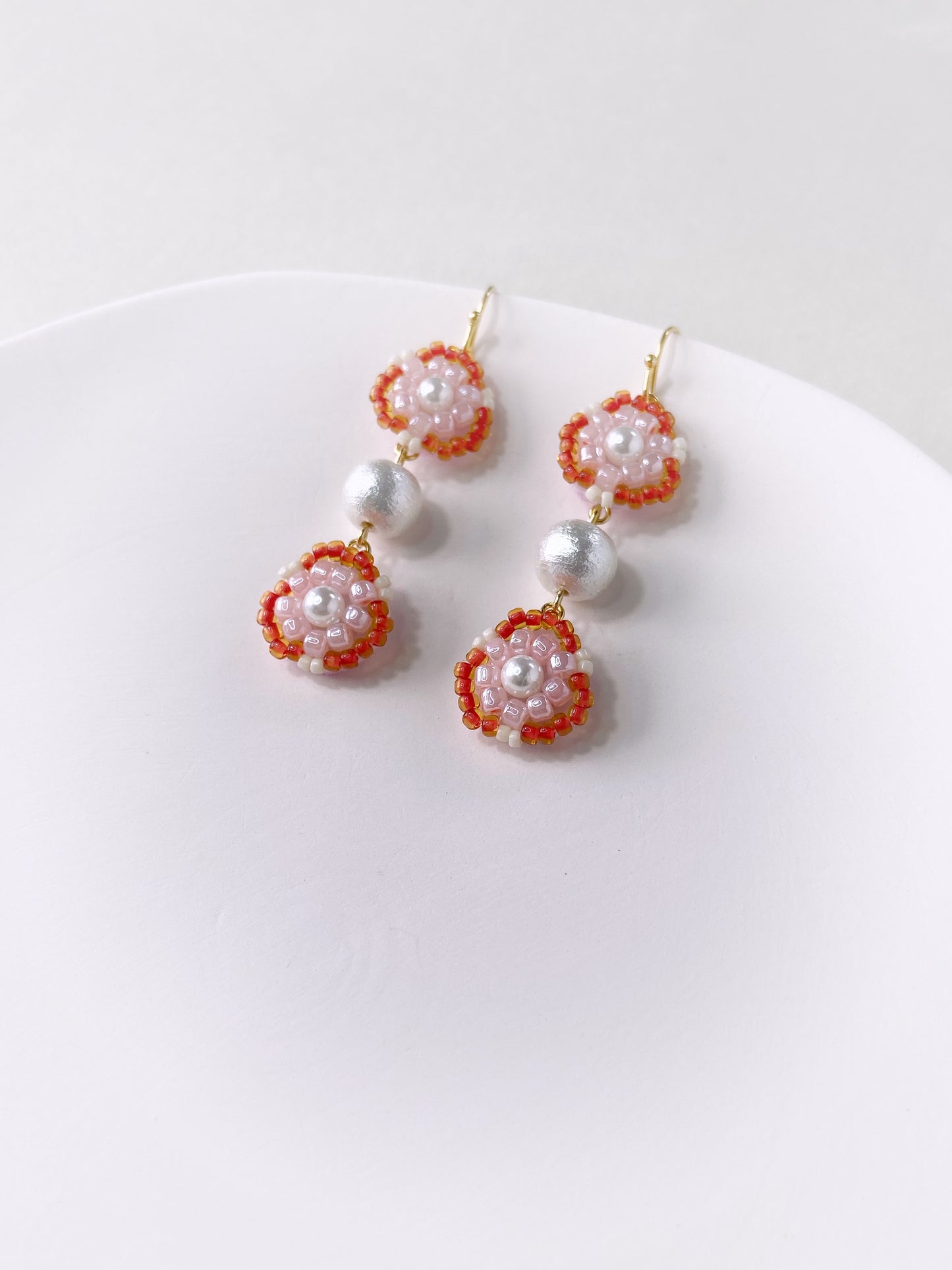 IE312_Bead Embroidered Earrings