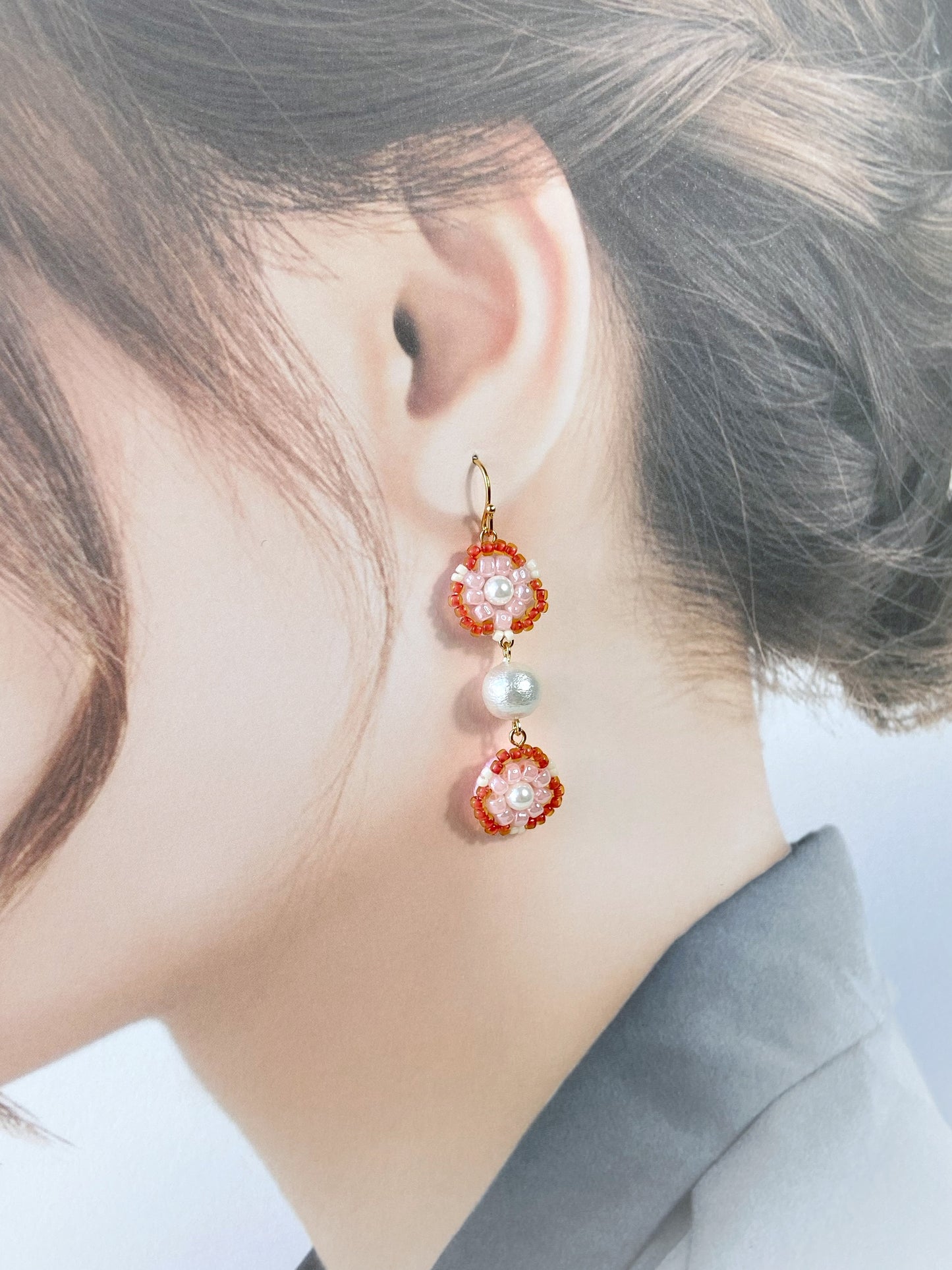 IE312_Bead Embroidered Earrings