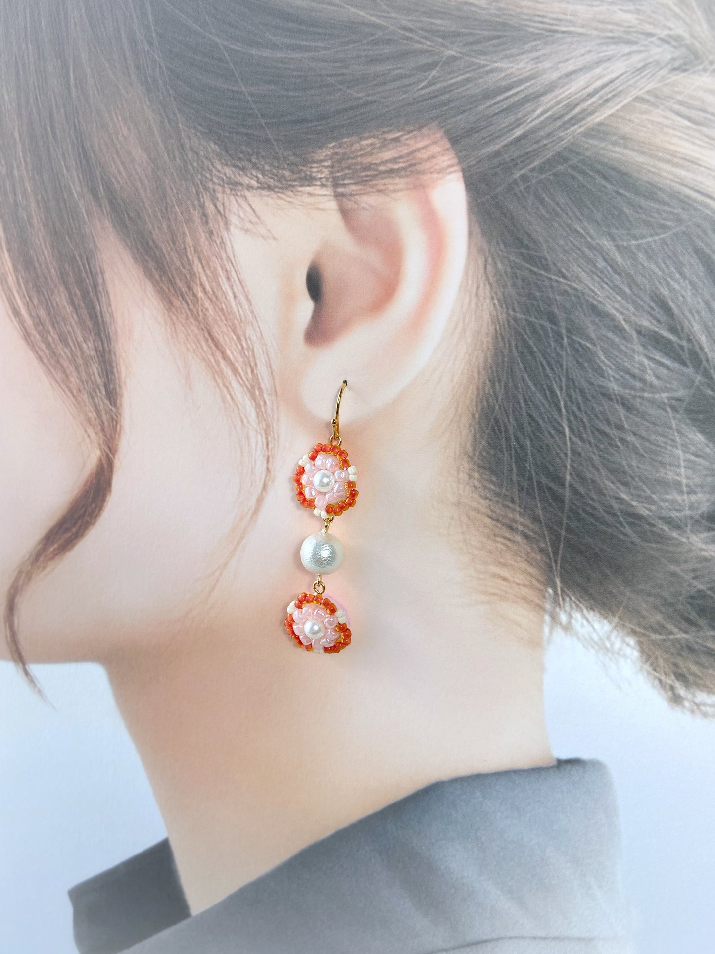IE312_Bead Embroidered Earrings