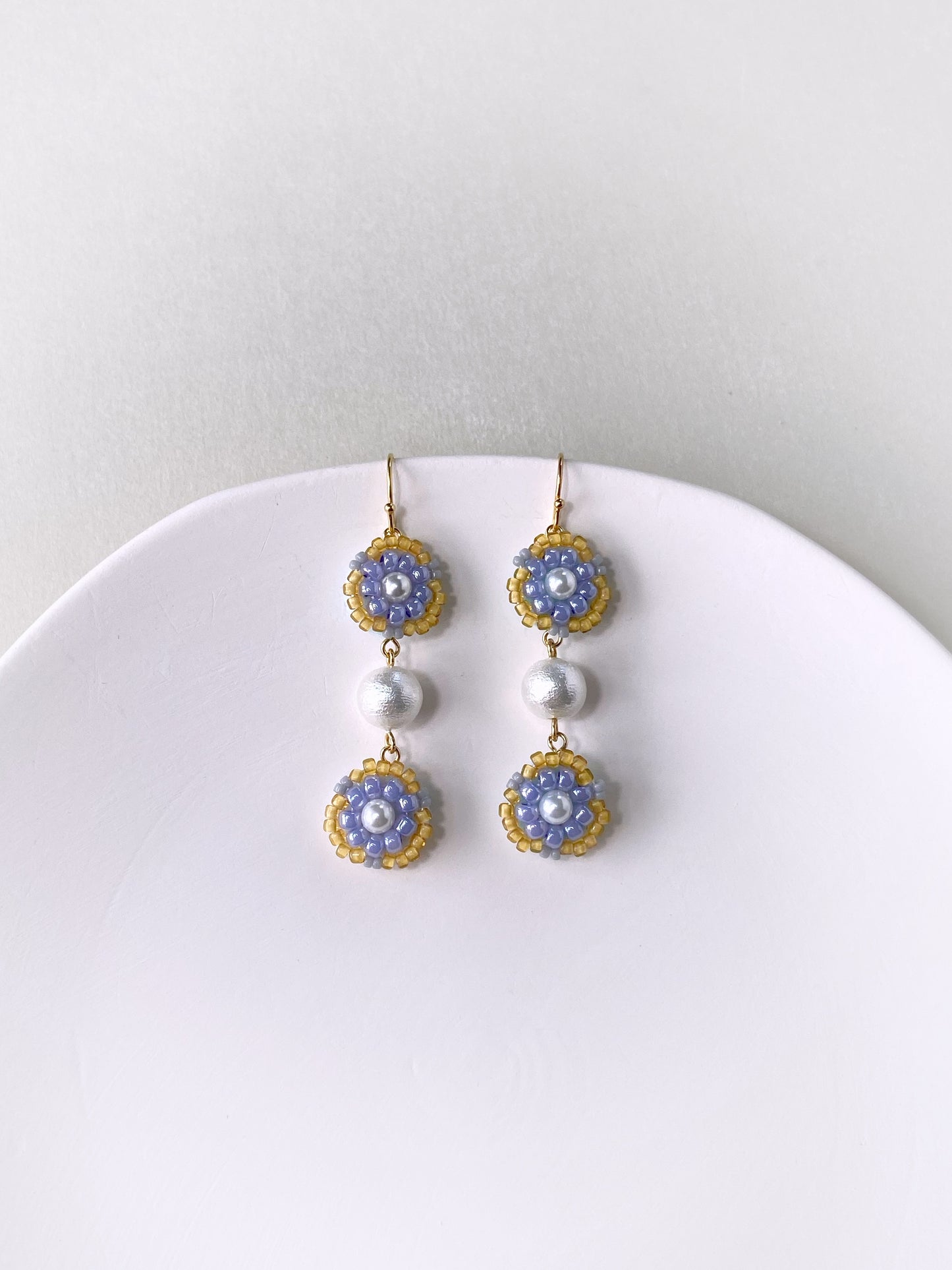 IE313_Bead Embroidered Earrings
