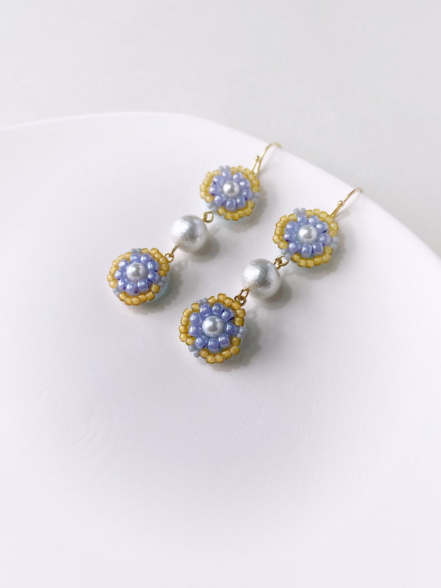 IE313_Bead Embroidered Earrings