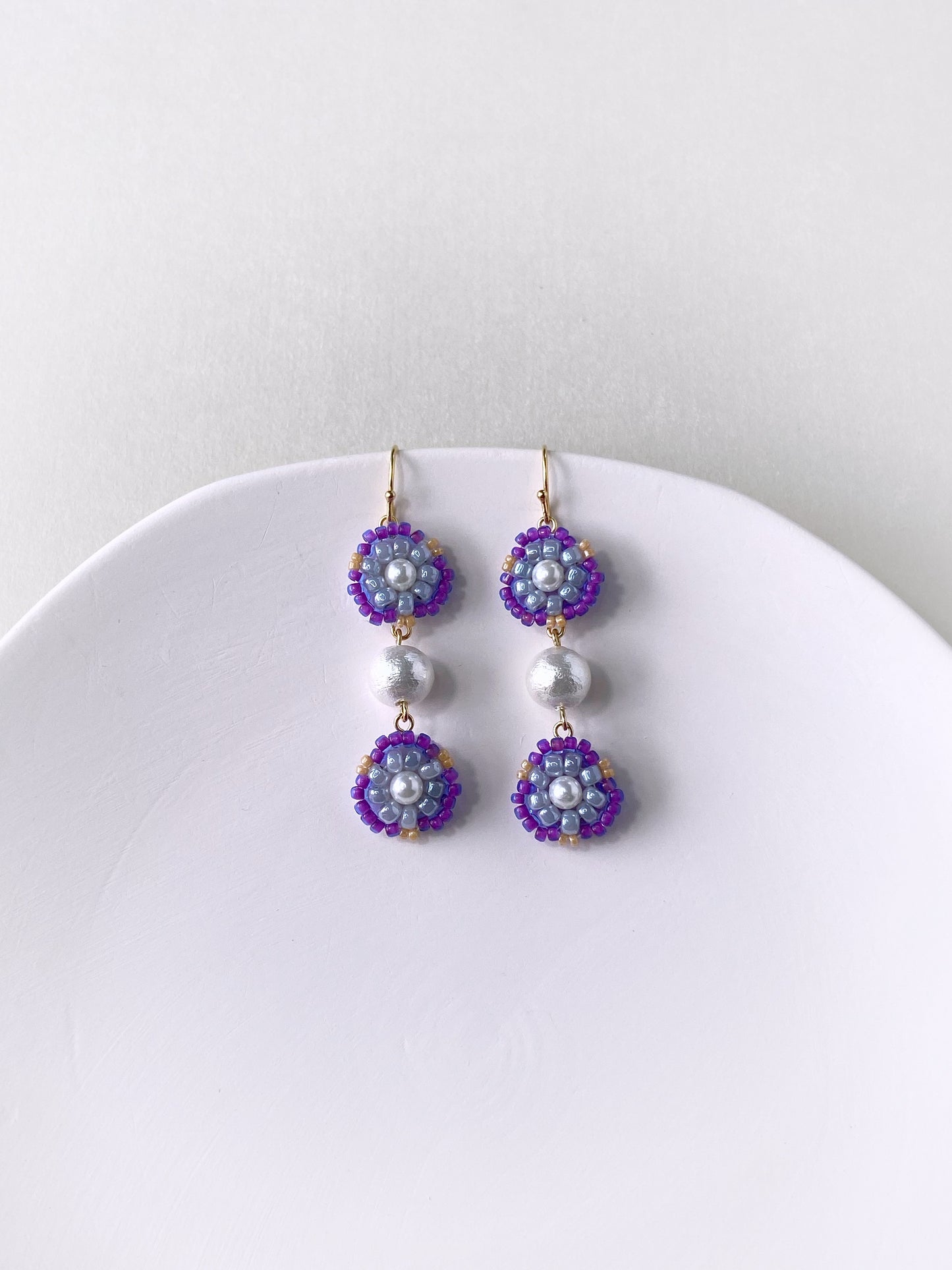 IE314_Bead Embroidered Earrings