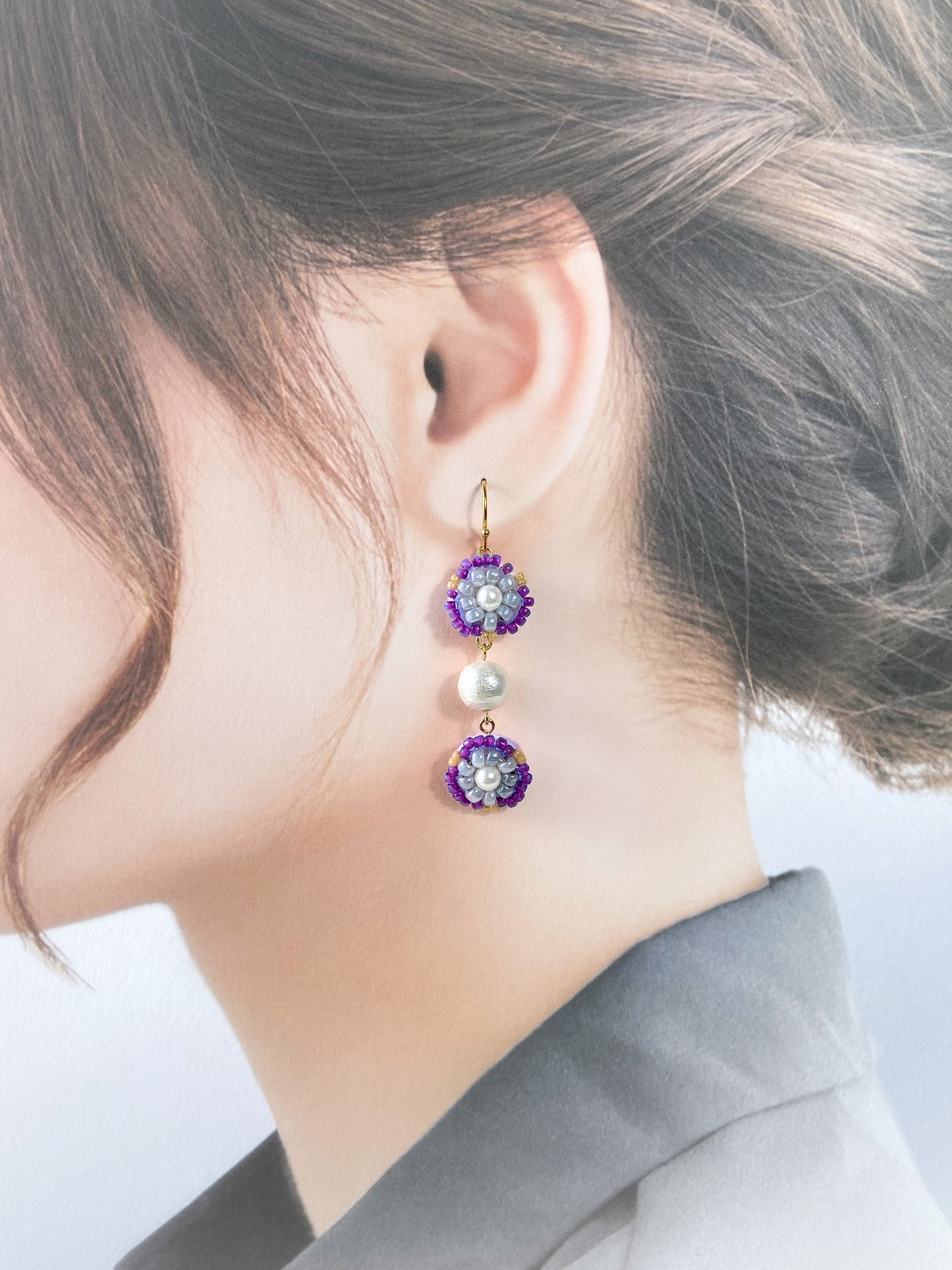 IE314_Bead Embroidered Earrings