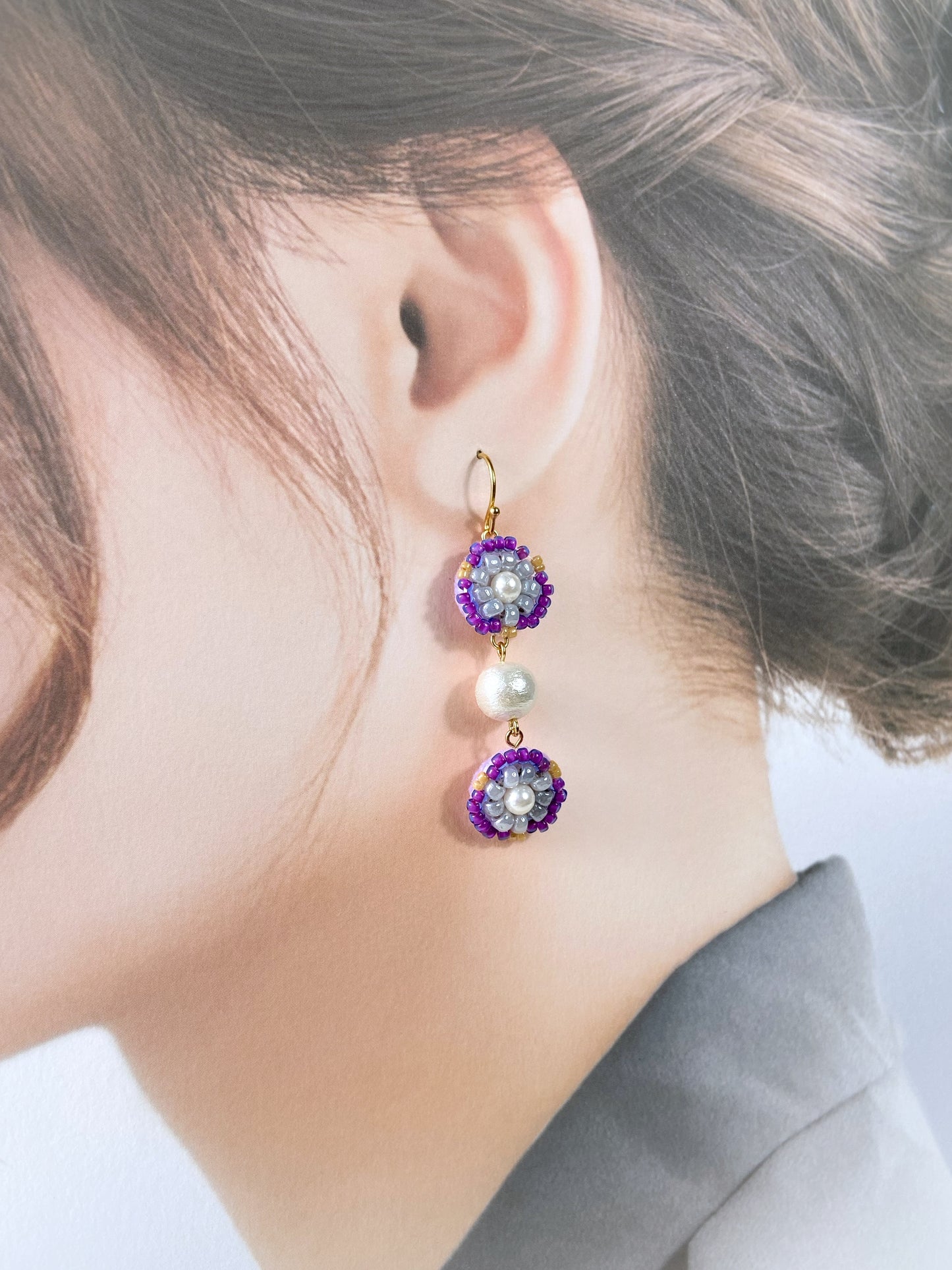 IE314_Bead Embroidered Earrings