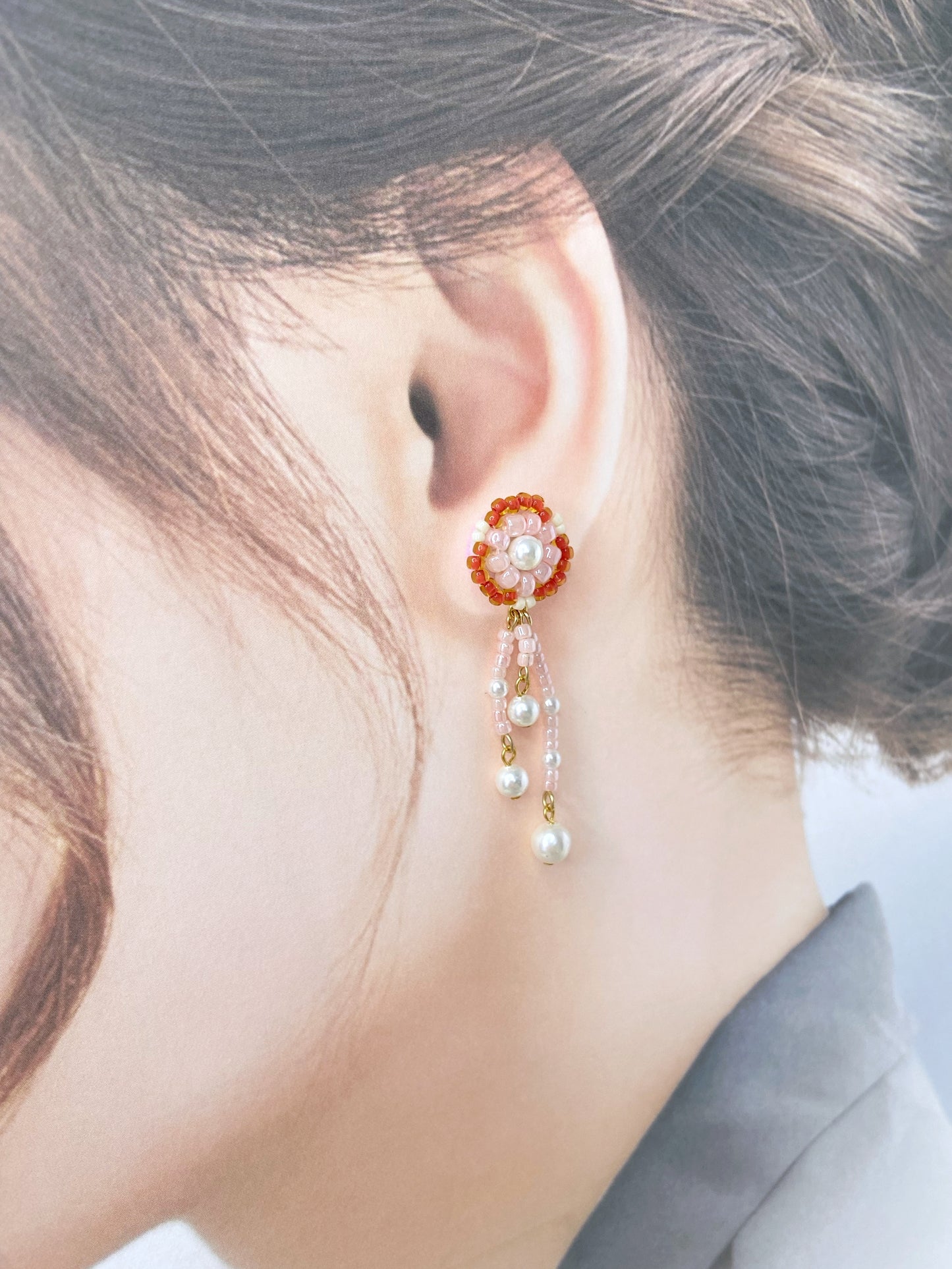 IE317_Bead Embroidered Earrings