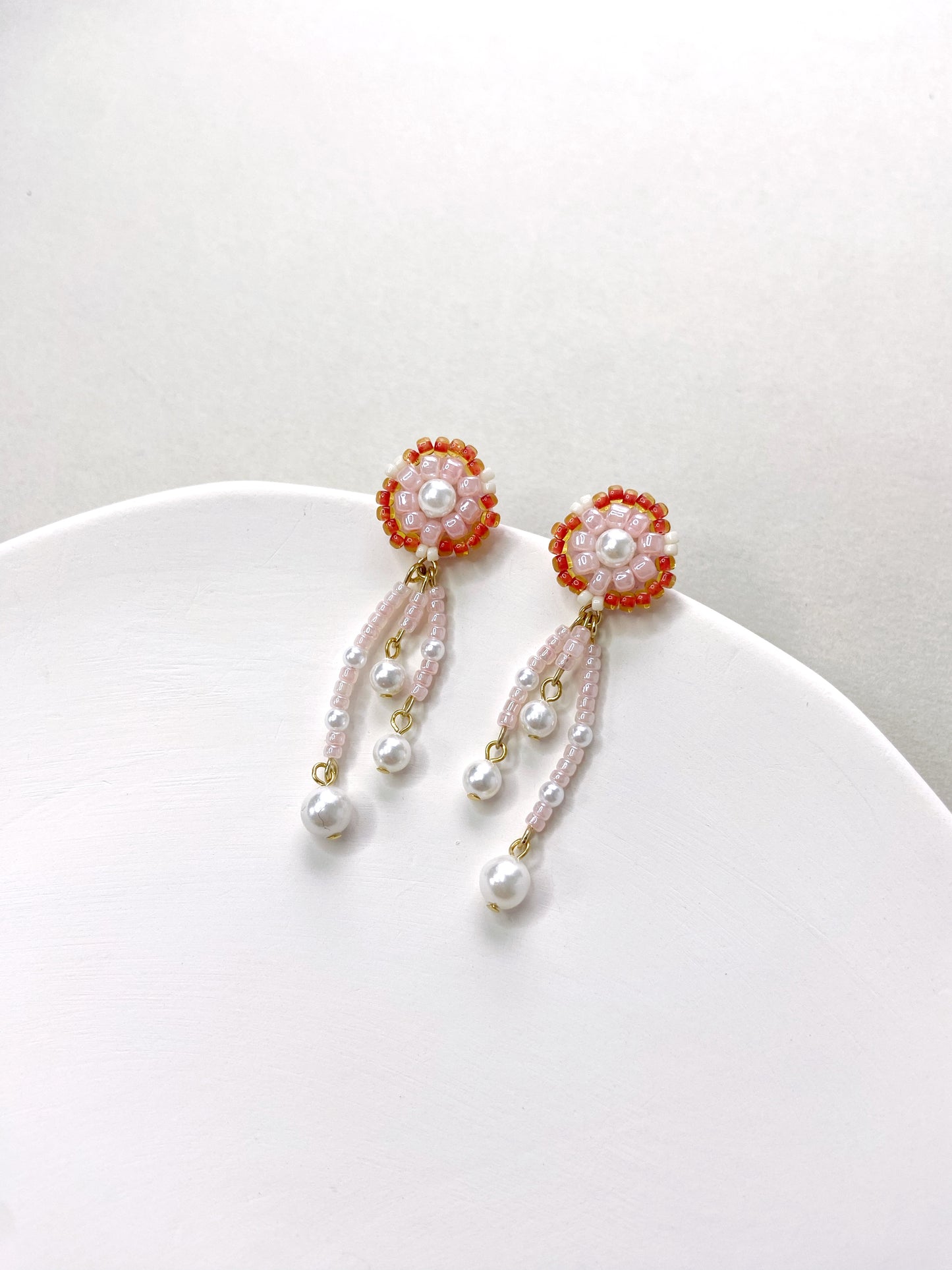 IE317_Bead Embroidered Earrings