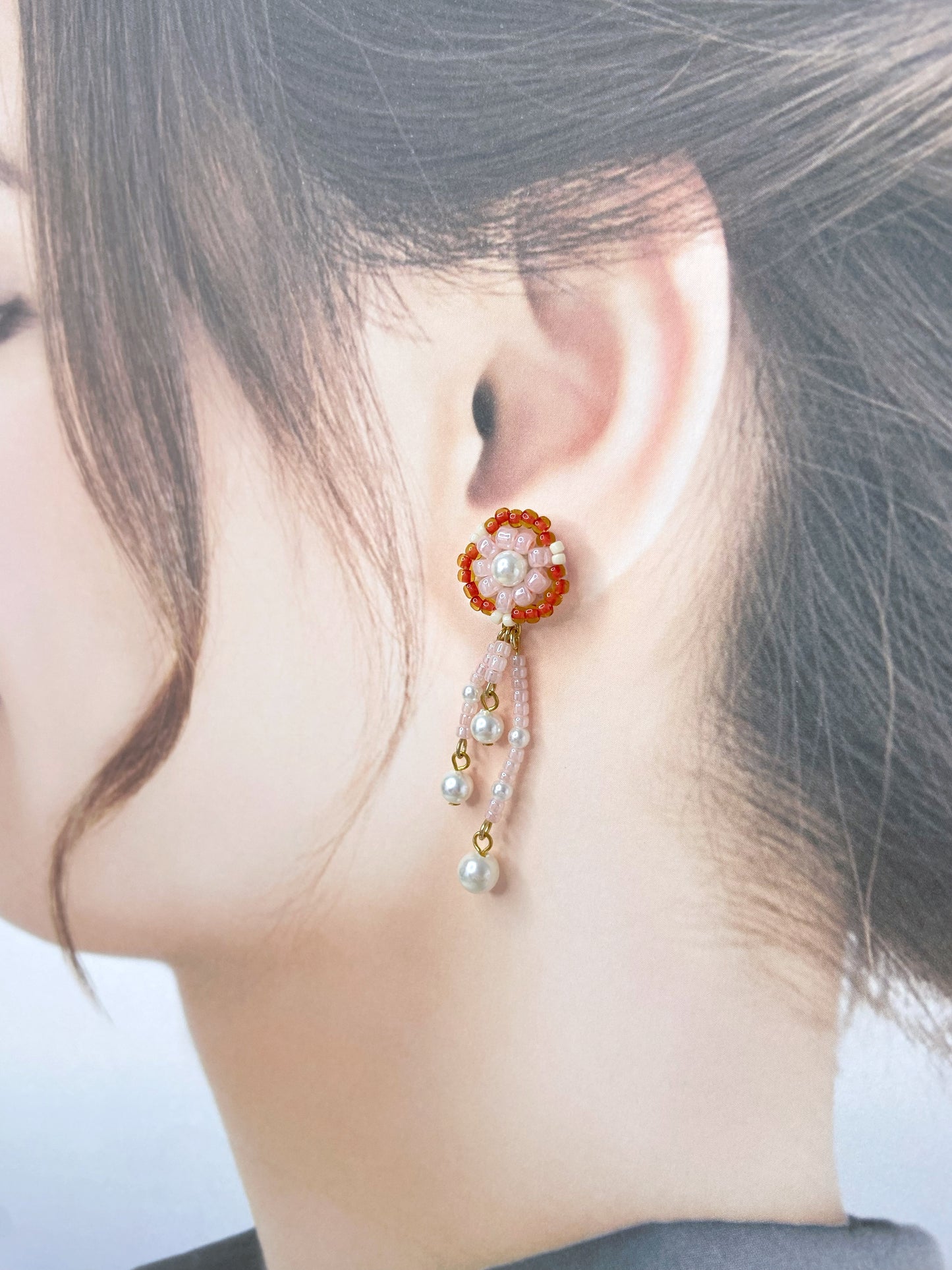 IE317_Bead Embroidered Earrings