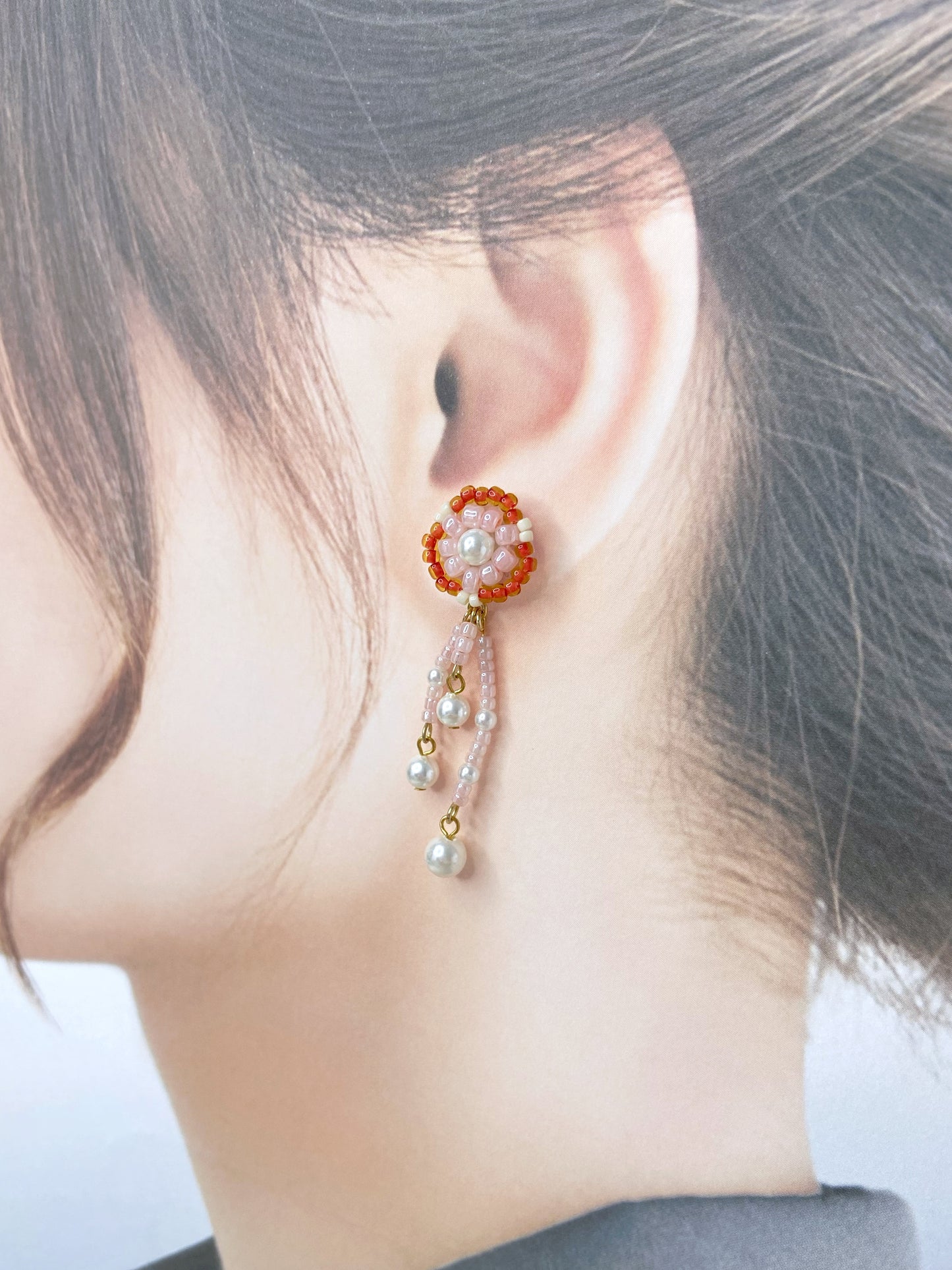 IE317_Bead Embroidered Earrings