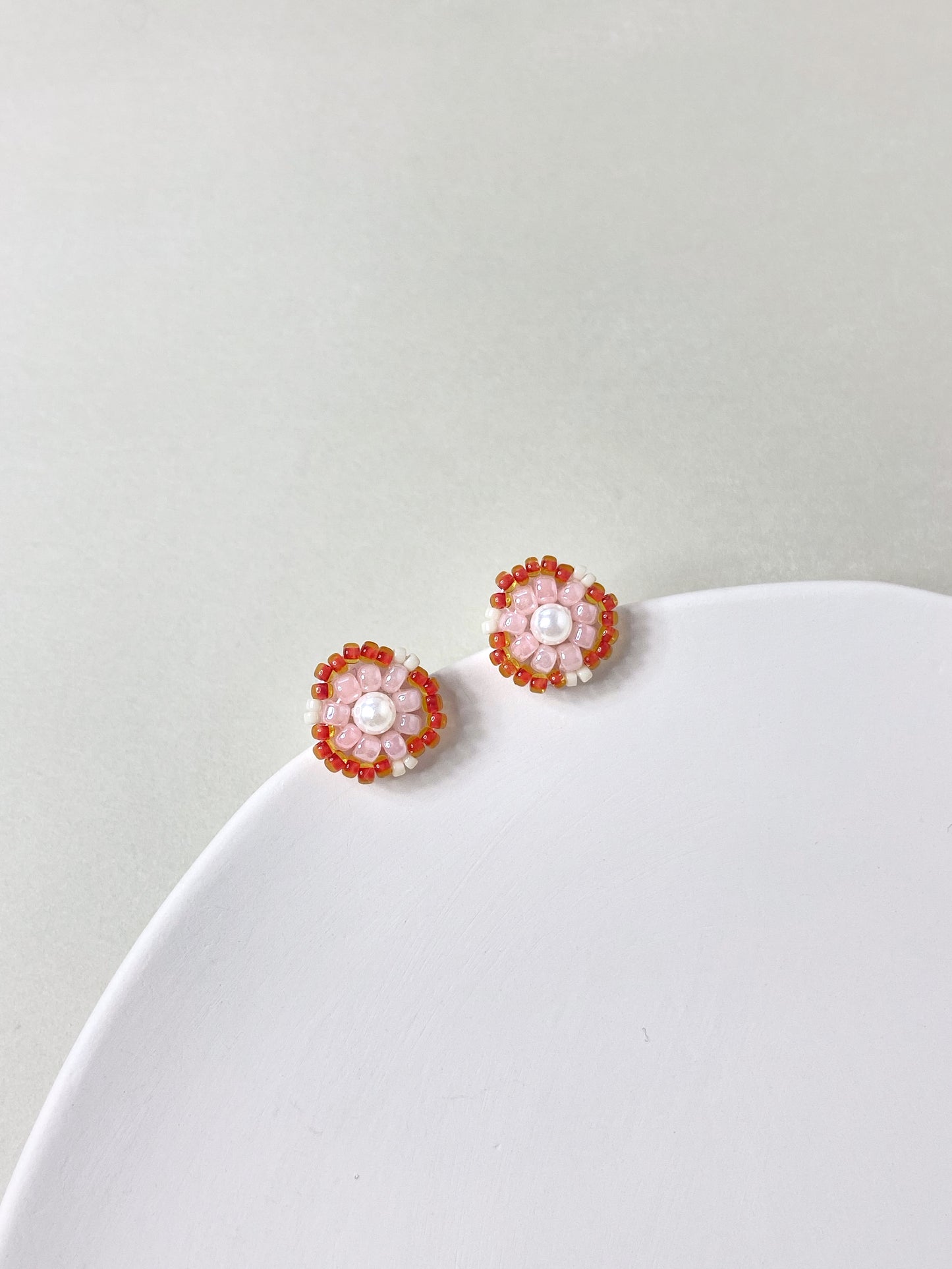 IE324_Bead Embroidered Earrings