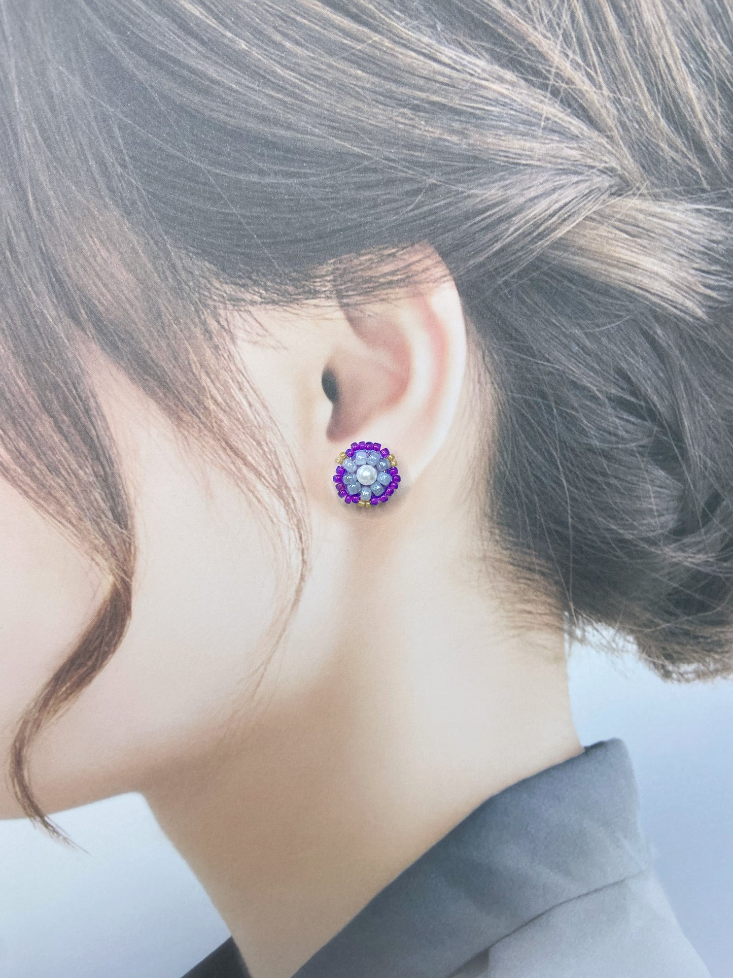 IE324_Bead Embroidered Earrings