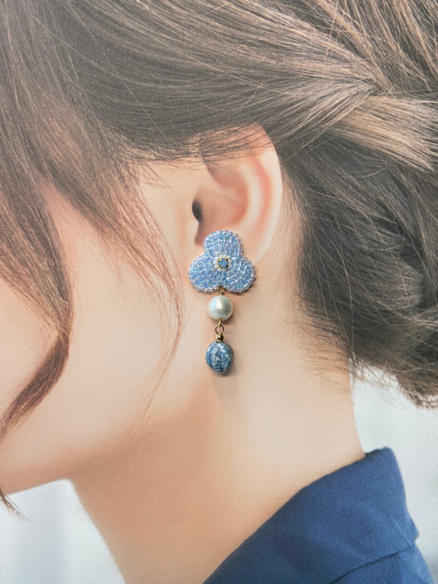 IE326_Bead Embroidered Earrings
