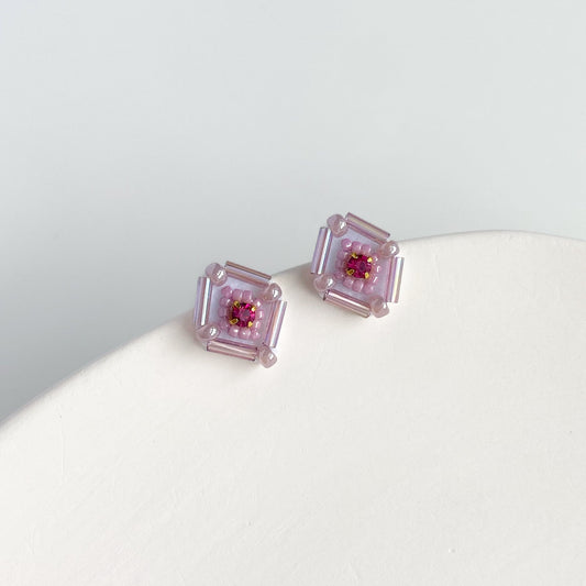 IE330_Bead Embroidered Earrings