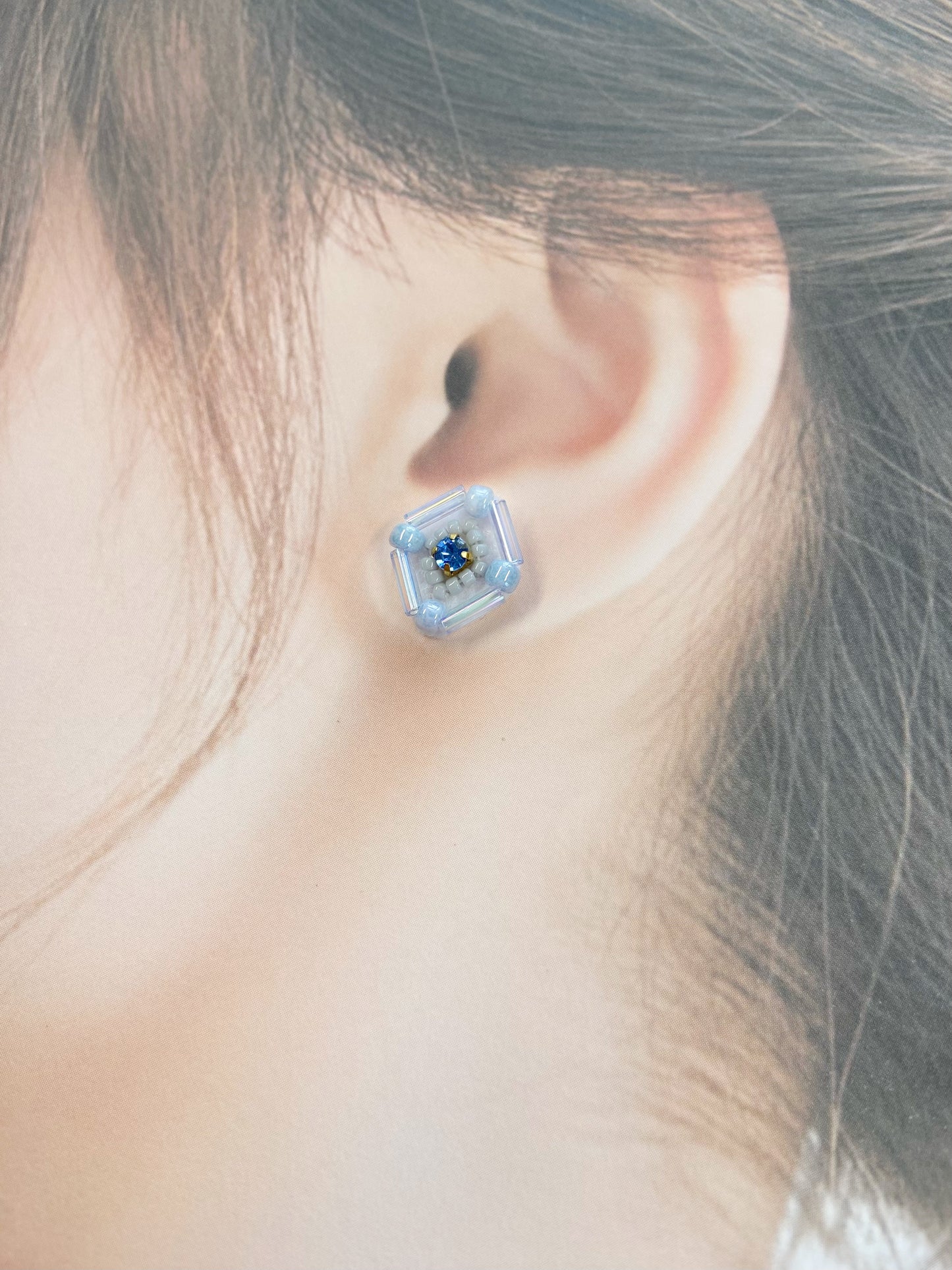 IE331_Bead Embroidered Earrings