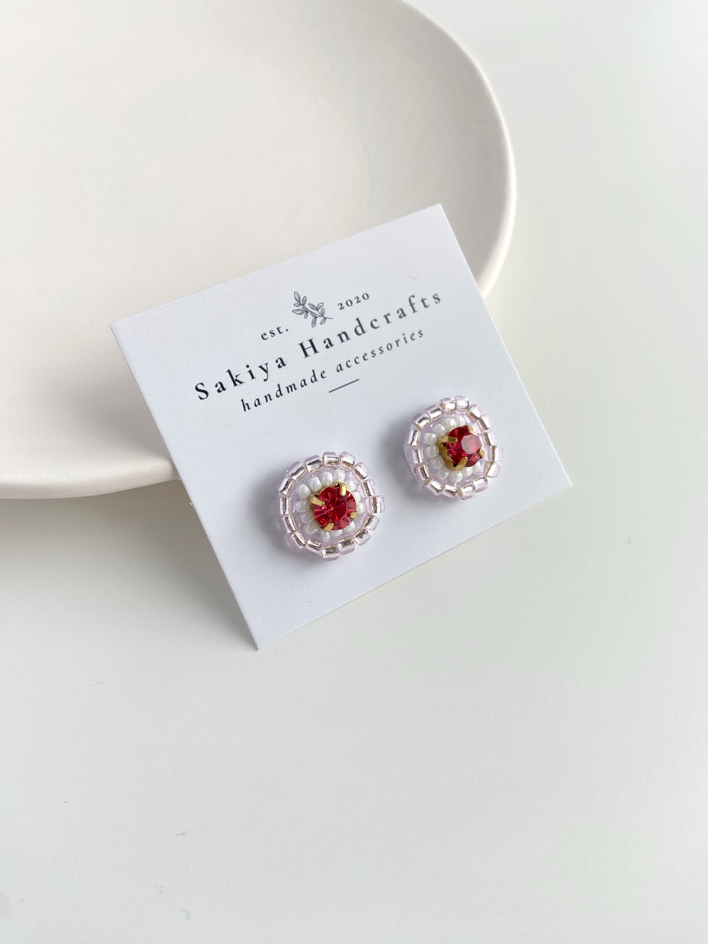 IE335_Bead Embroidered Earrings