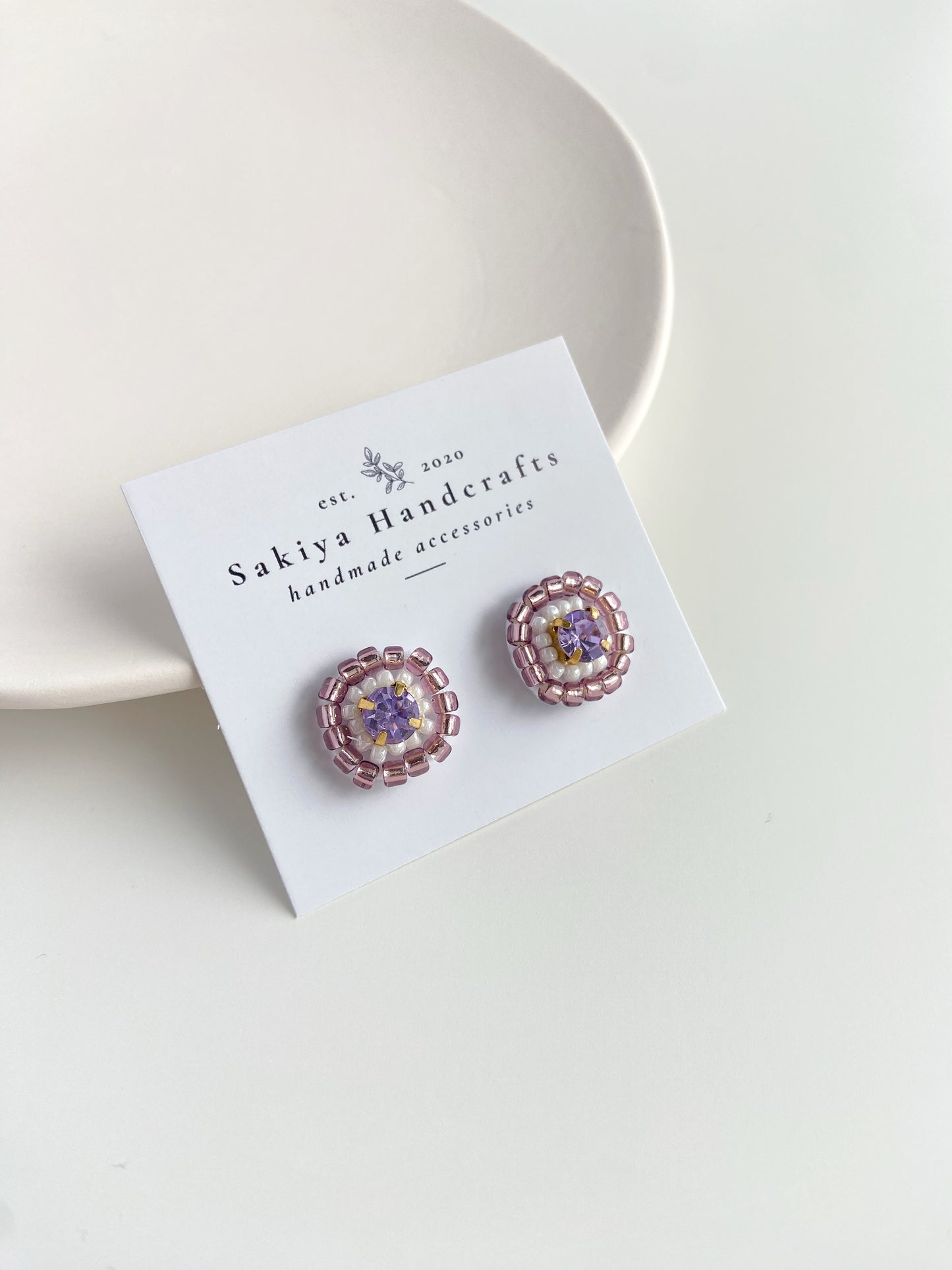 IE340_Bead Embroidered Earrings