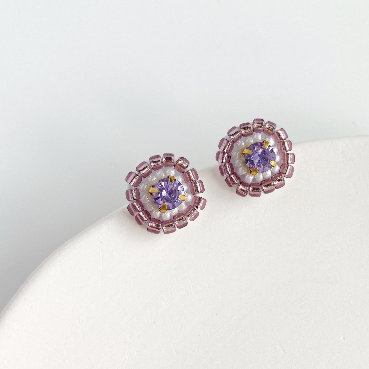 IE340_Bead Embroidered Earrings
