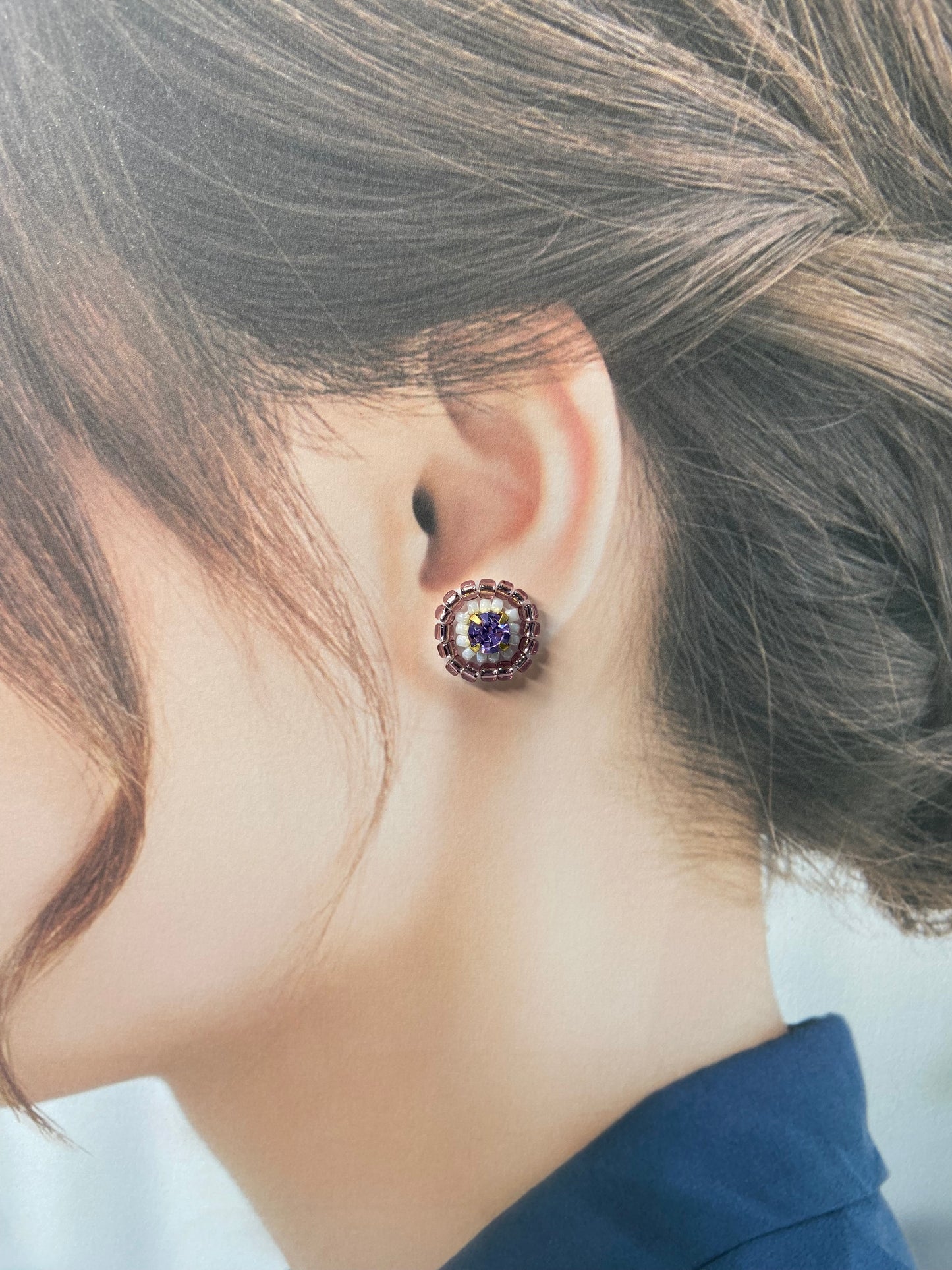 IE340_Bead Embroidered Earrings