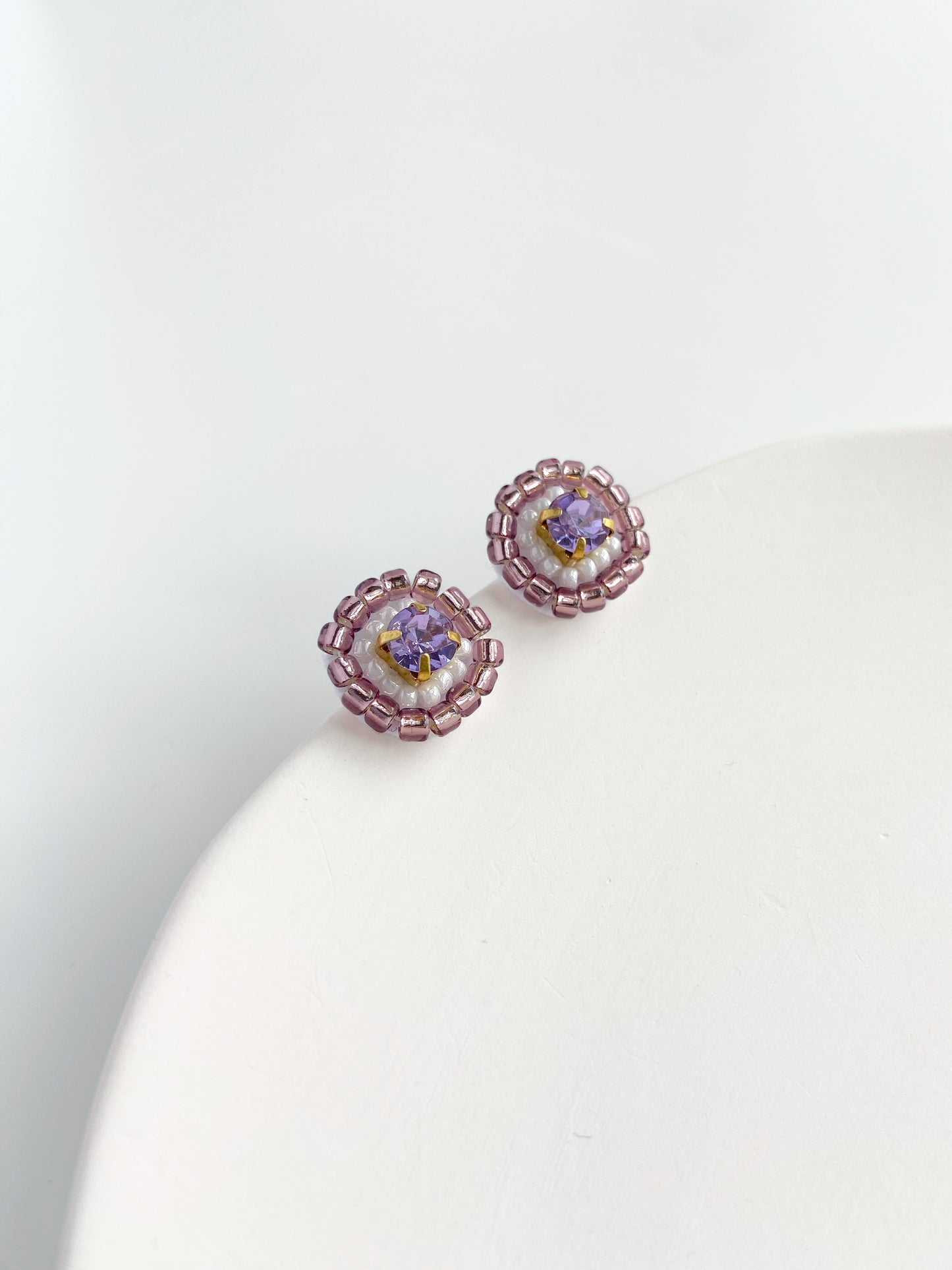 IE340_Bead Embroidered Earrings