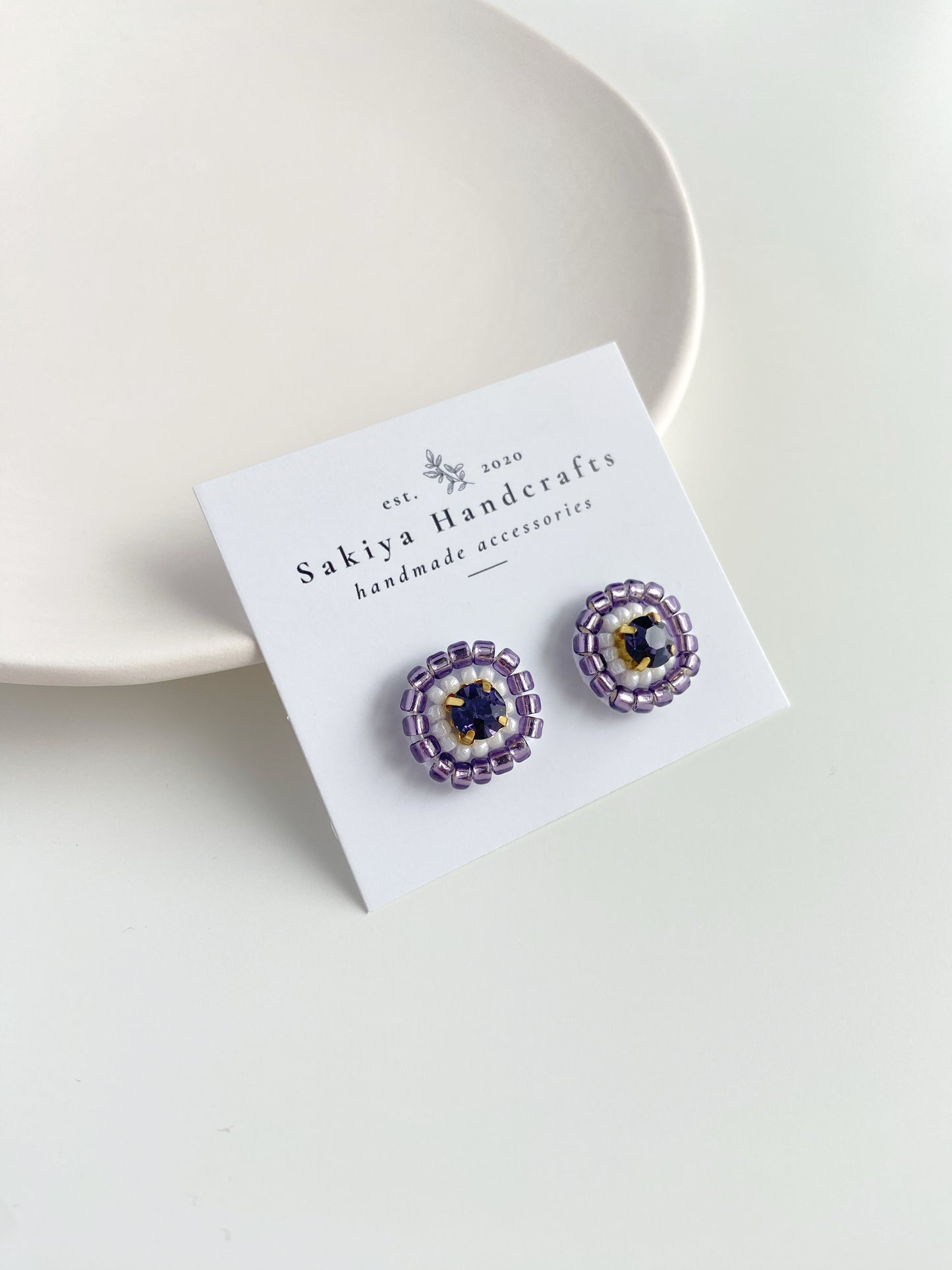 IE341_Bead Embroidered Earrings