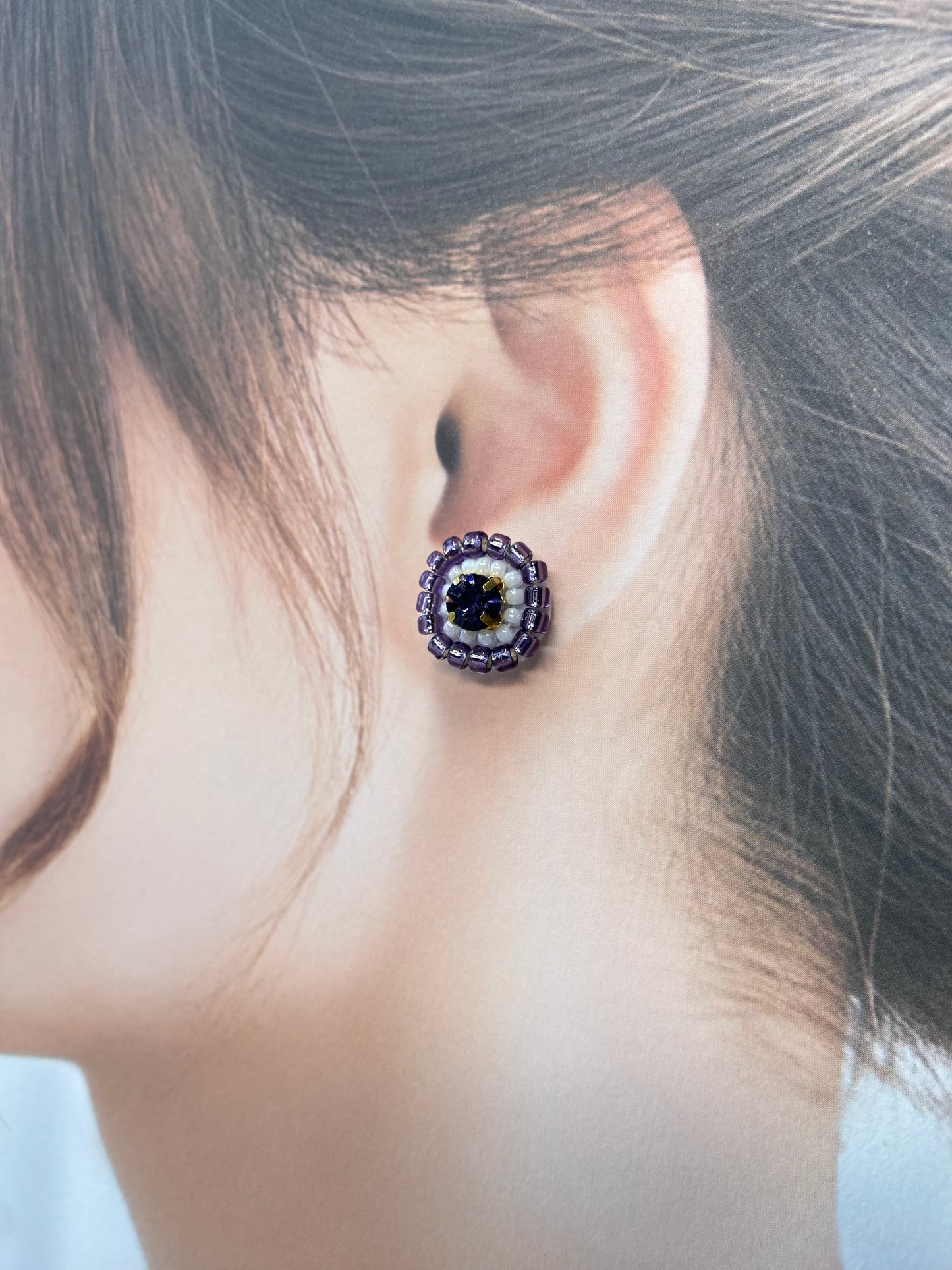 IE341_Bead Embroidered Earrings