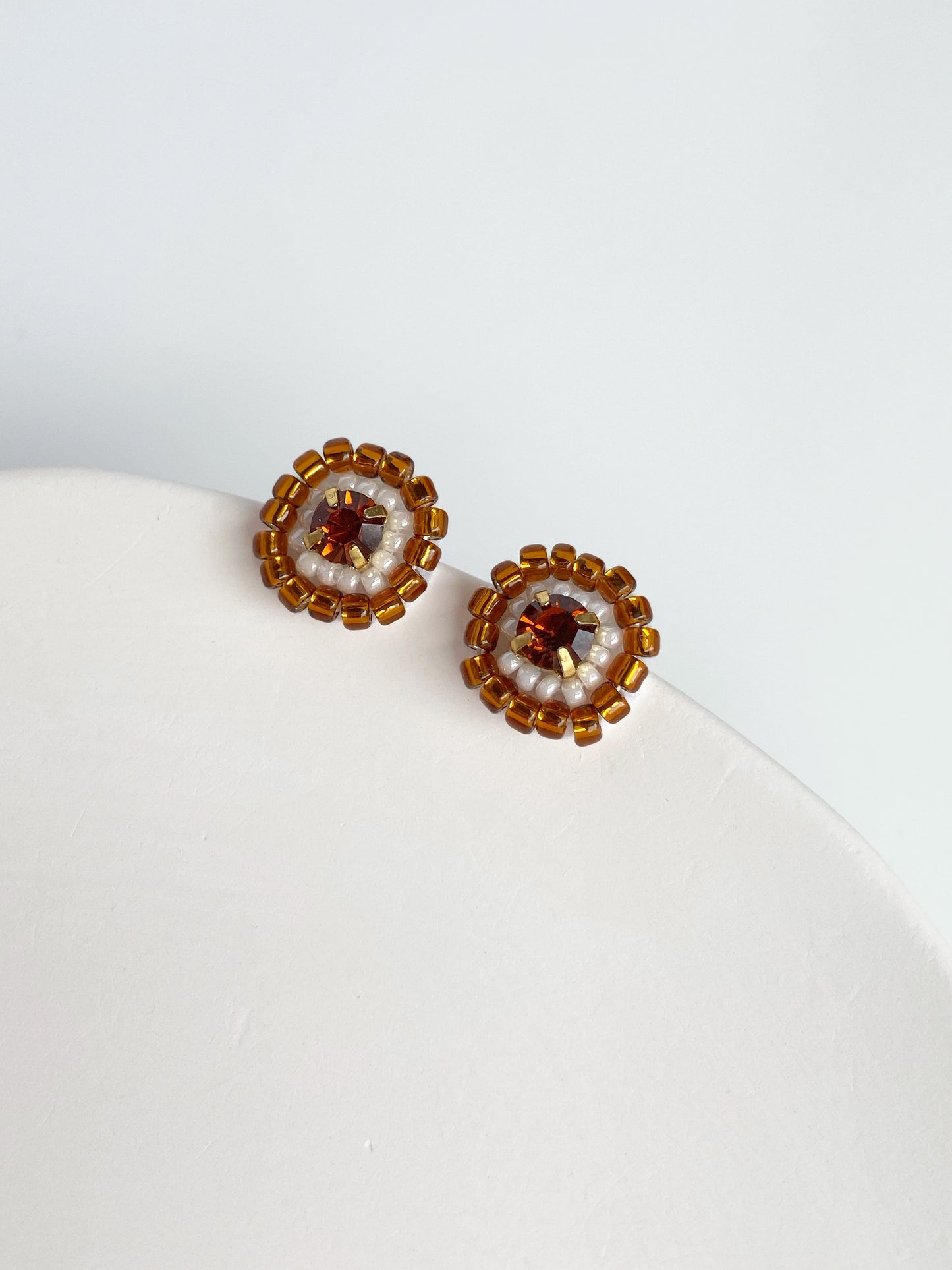 IE342_Bead Embroidered Earrings