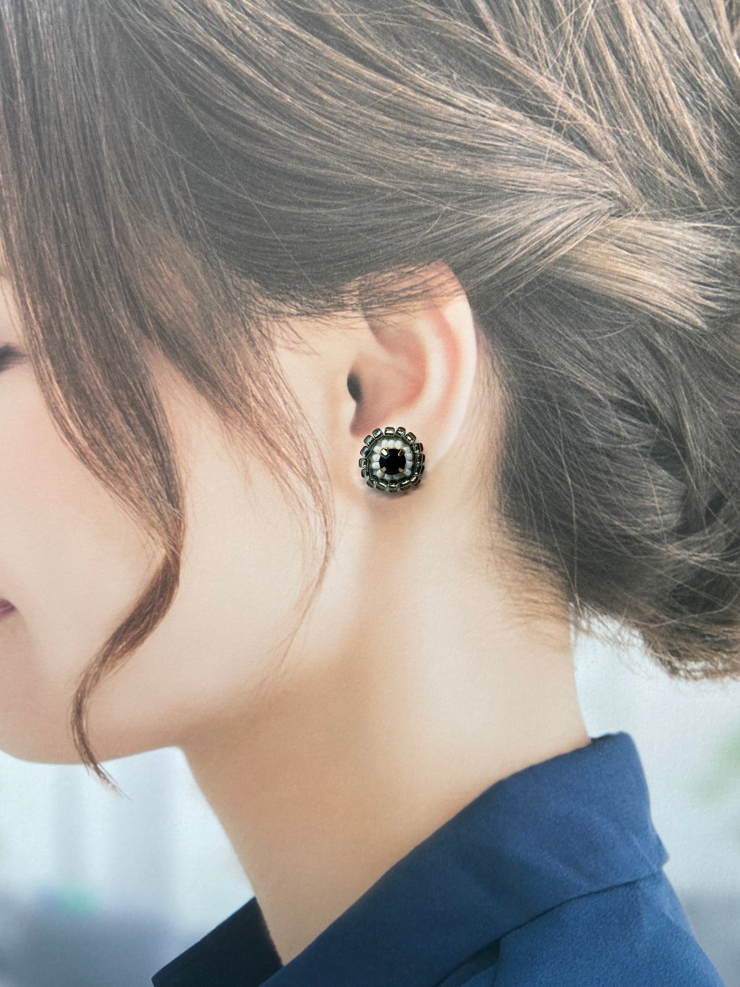 IE343_Bead Embroidered Earrings