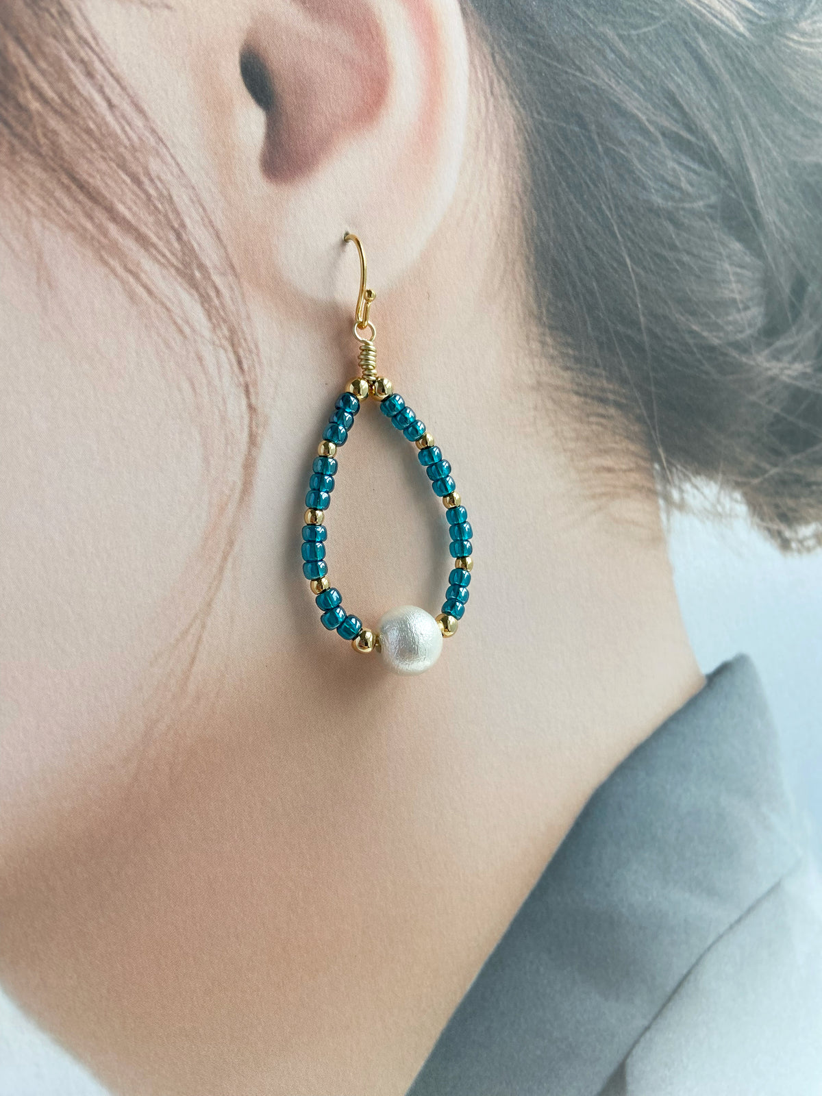 IE353_Bead Earrings