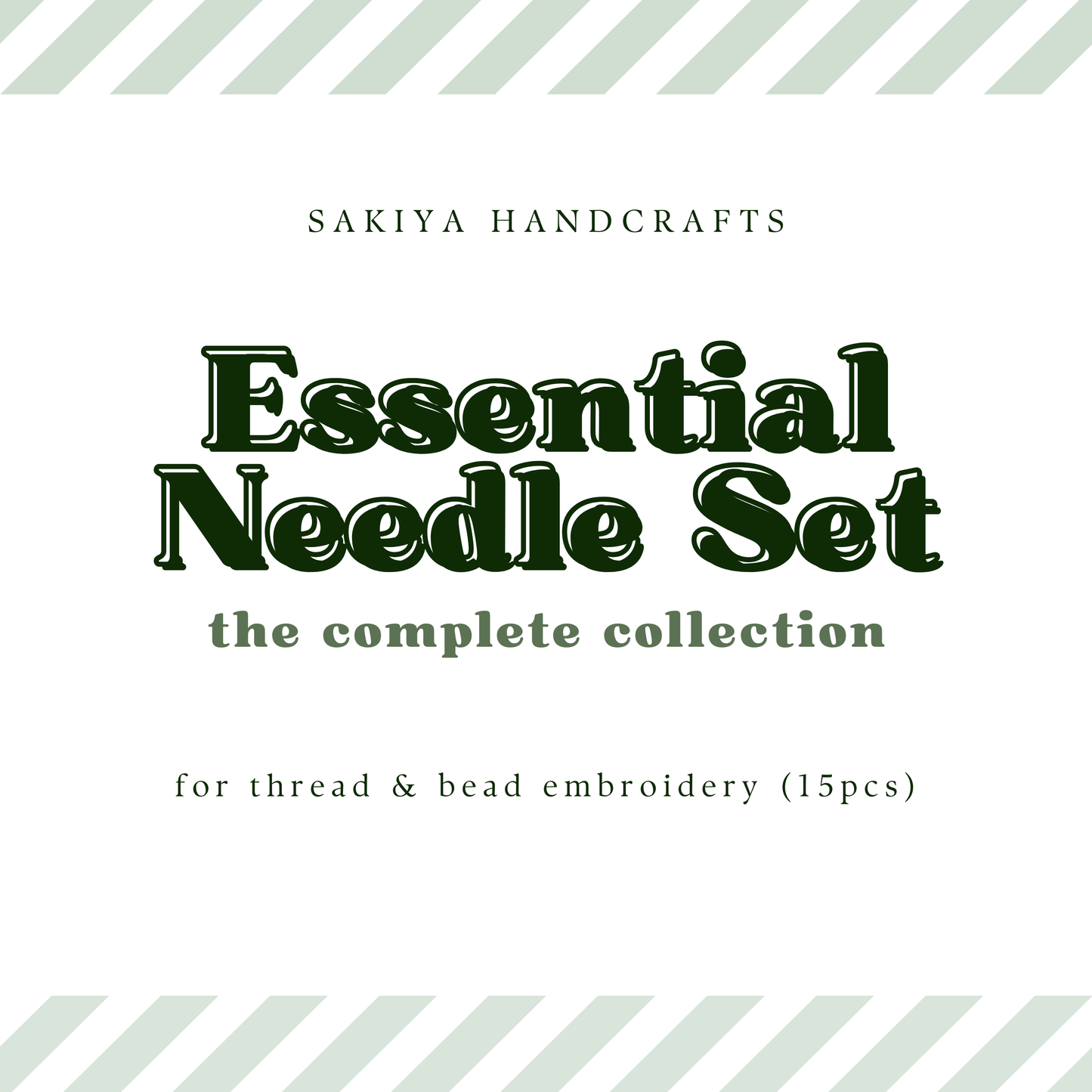Sakiya’s Essential Needle Set